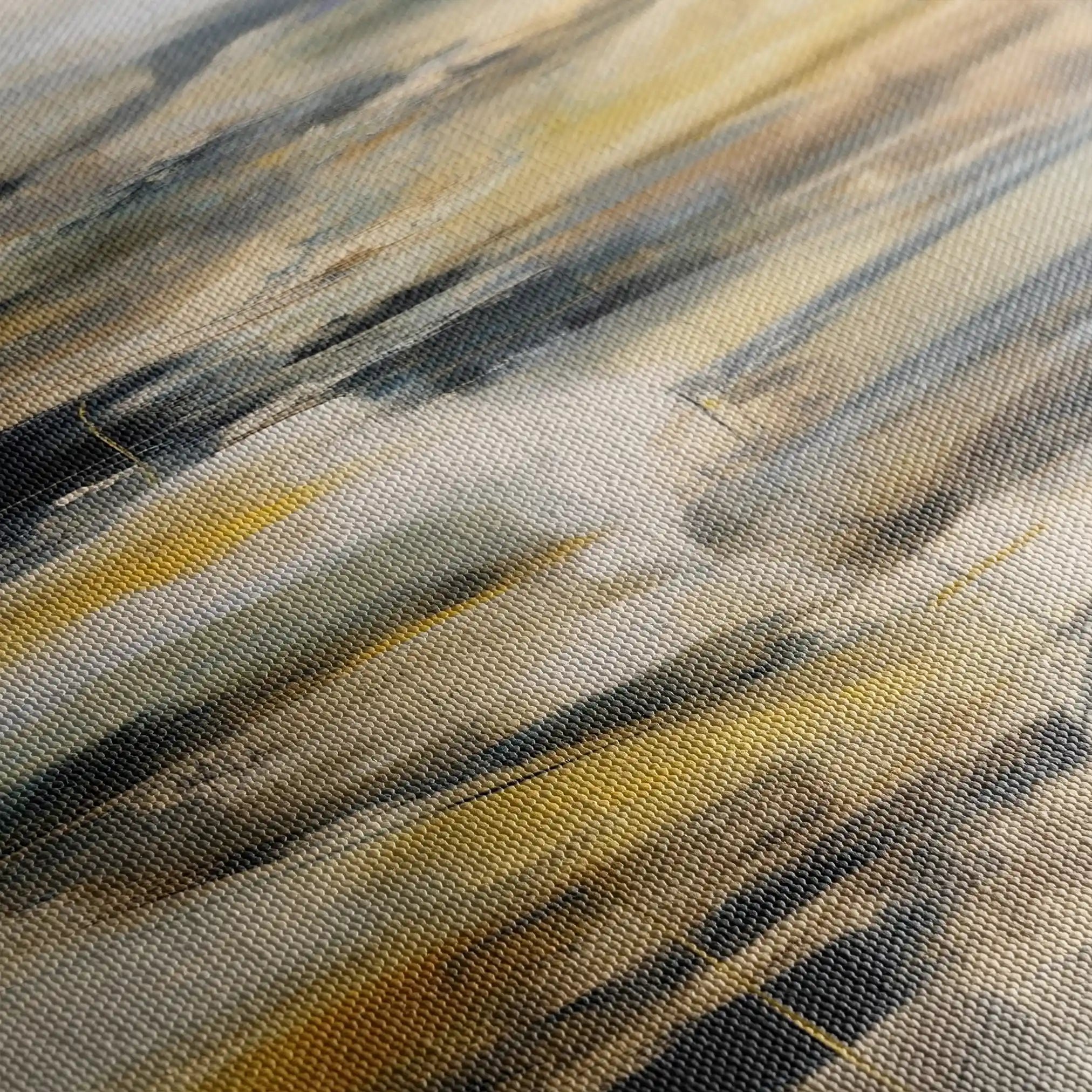 Abstract 1766 Canvas Art 18" x 24" / 45 x 60 cm / Black