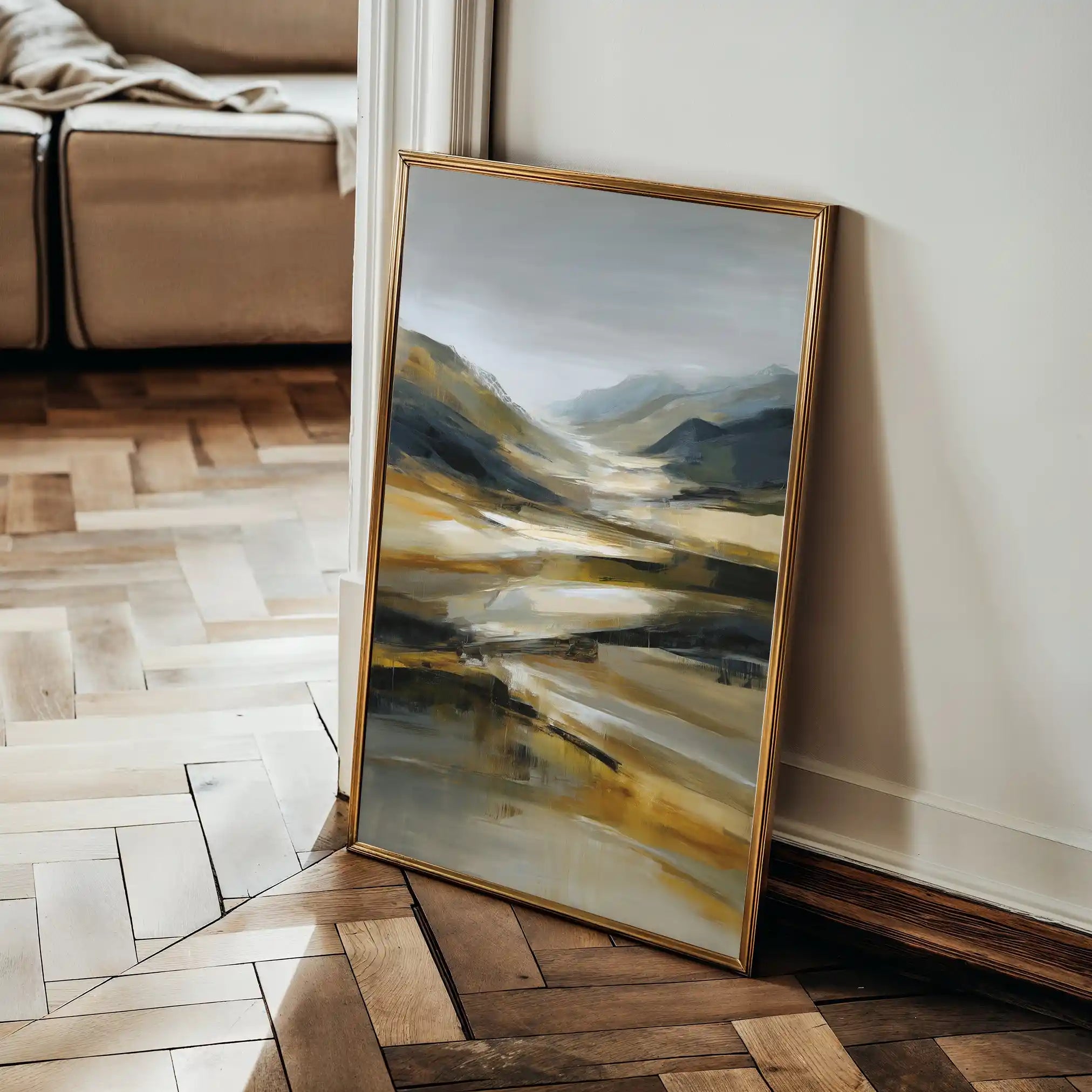 Abstract 1767 Canvas Art 18" x 24" / 45 x 60 cm / Black