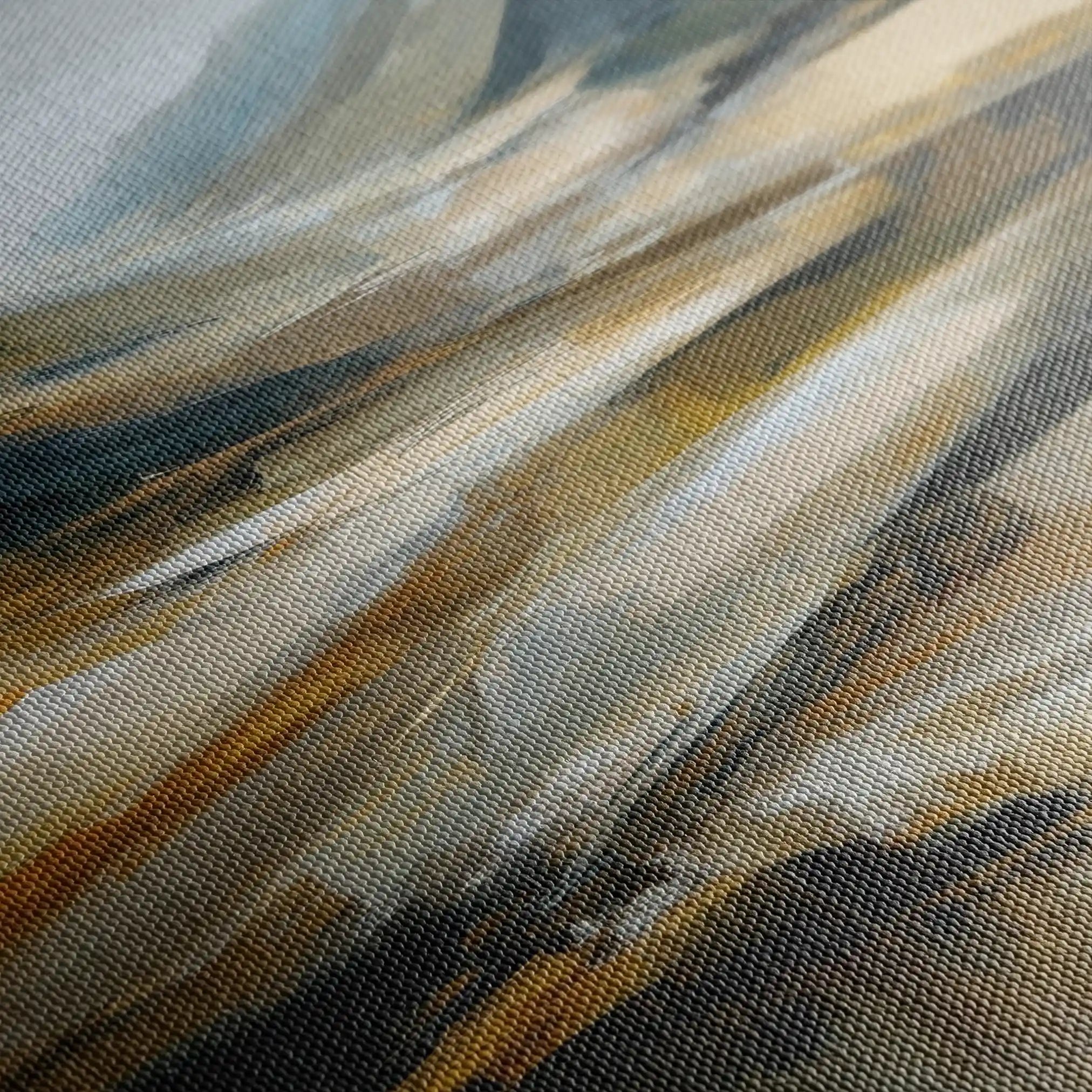Abstract 1767 Canvas Art 18" x 24" / 45 x 60 cm / Black