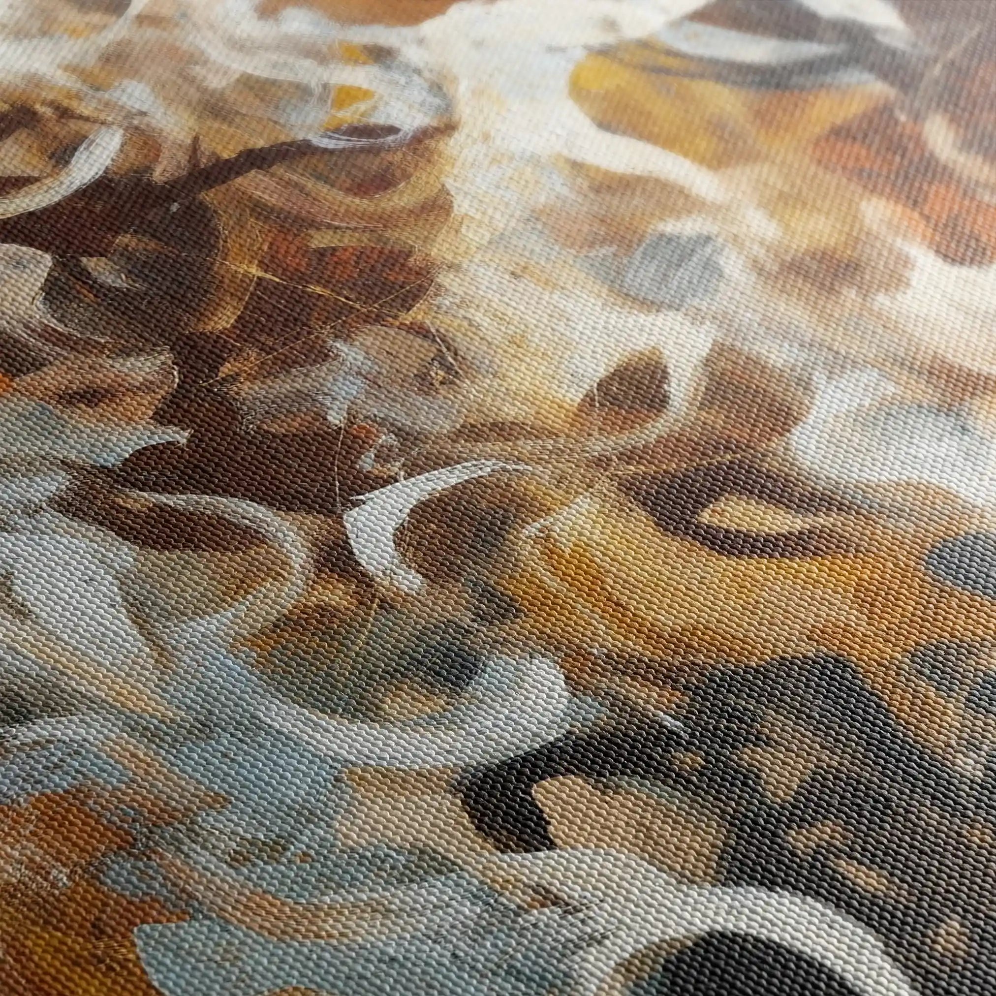 Abstract 1768 Canvas Art 18" x 24" / 45 x 60 cm / Black