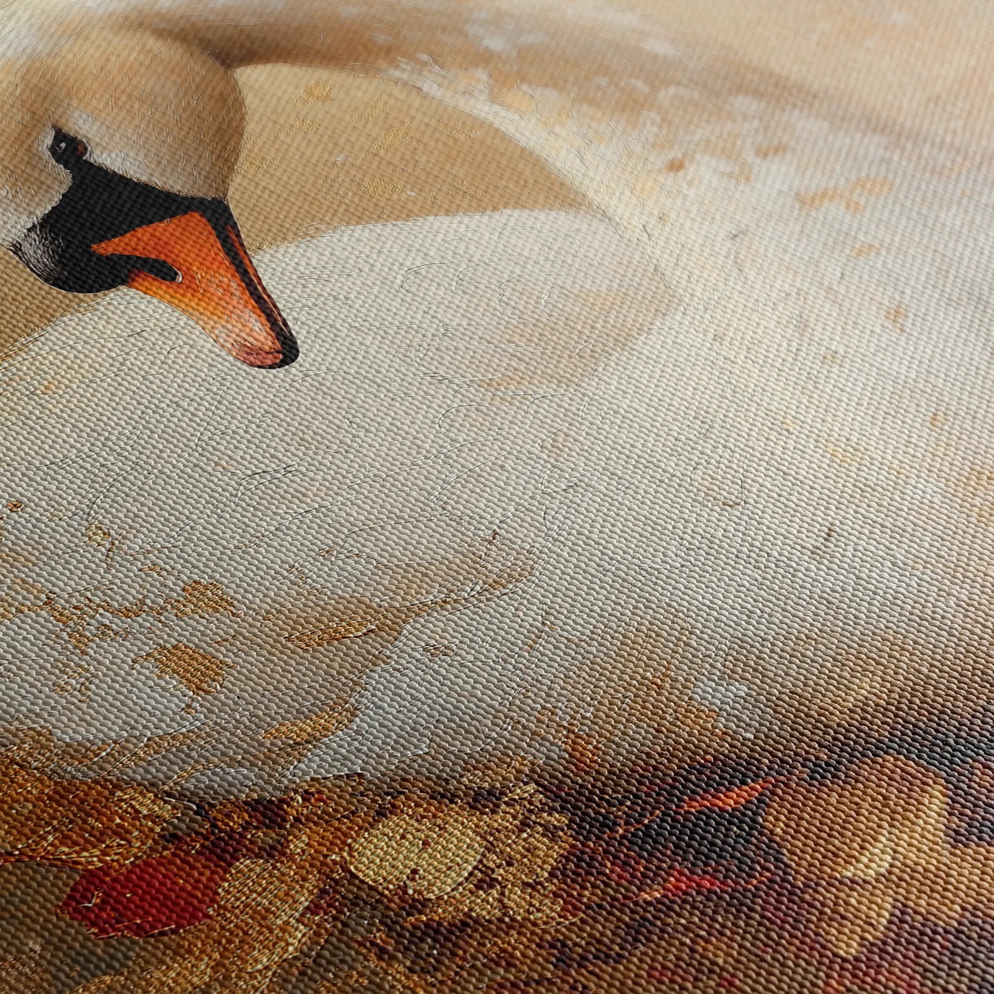 Animals 177 Canvas Art 18" x 24" / 45 x 60 cm / Black