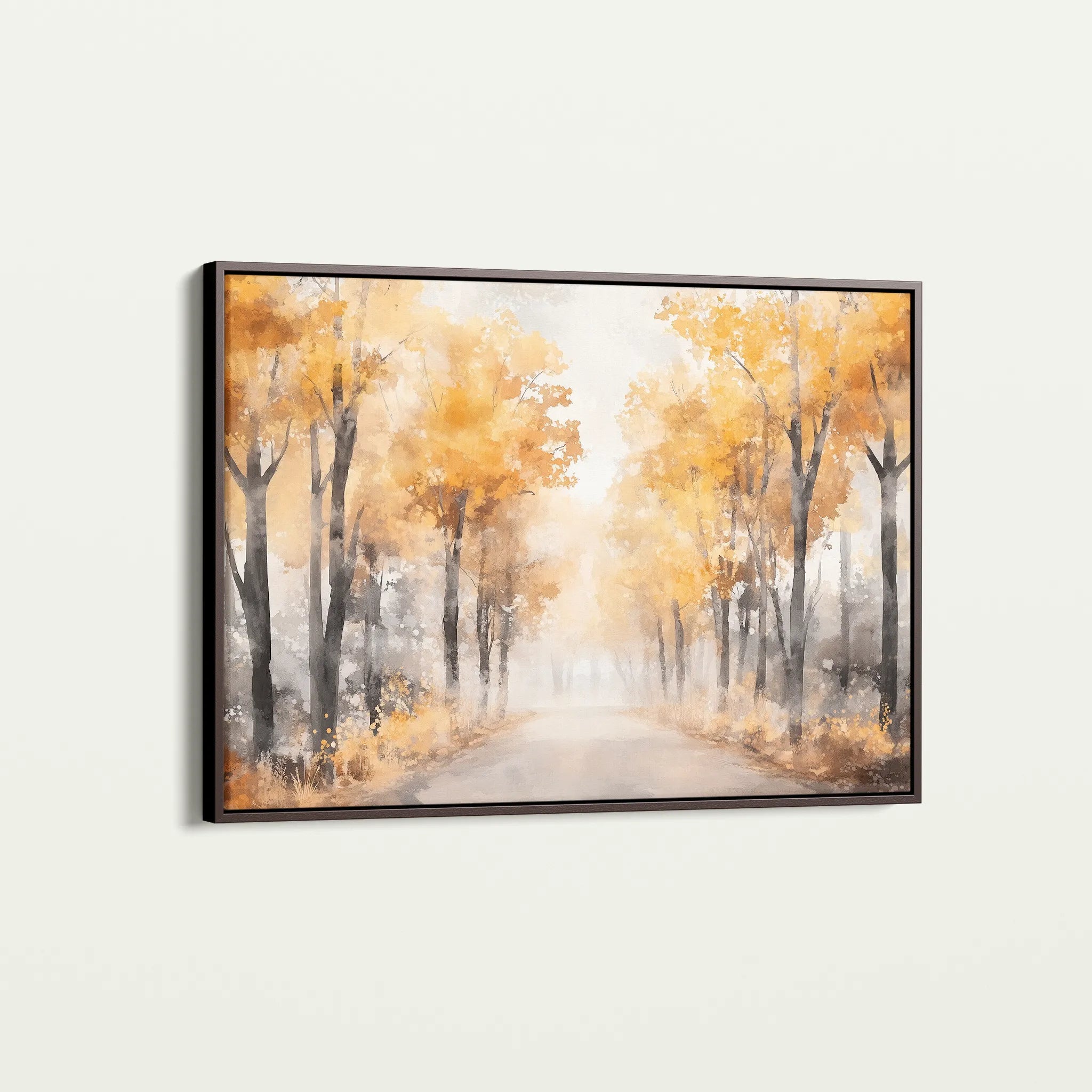 Landscape 179 Canvas Art 18" x 24" / 45 x 60 cm / Black