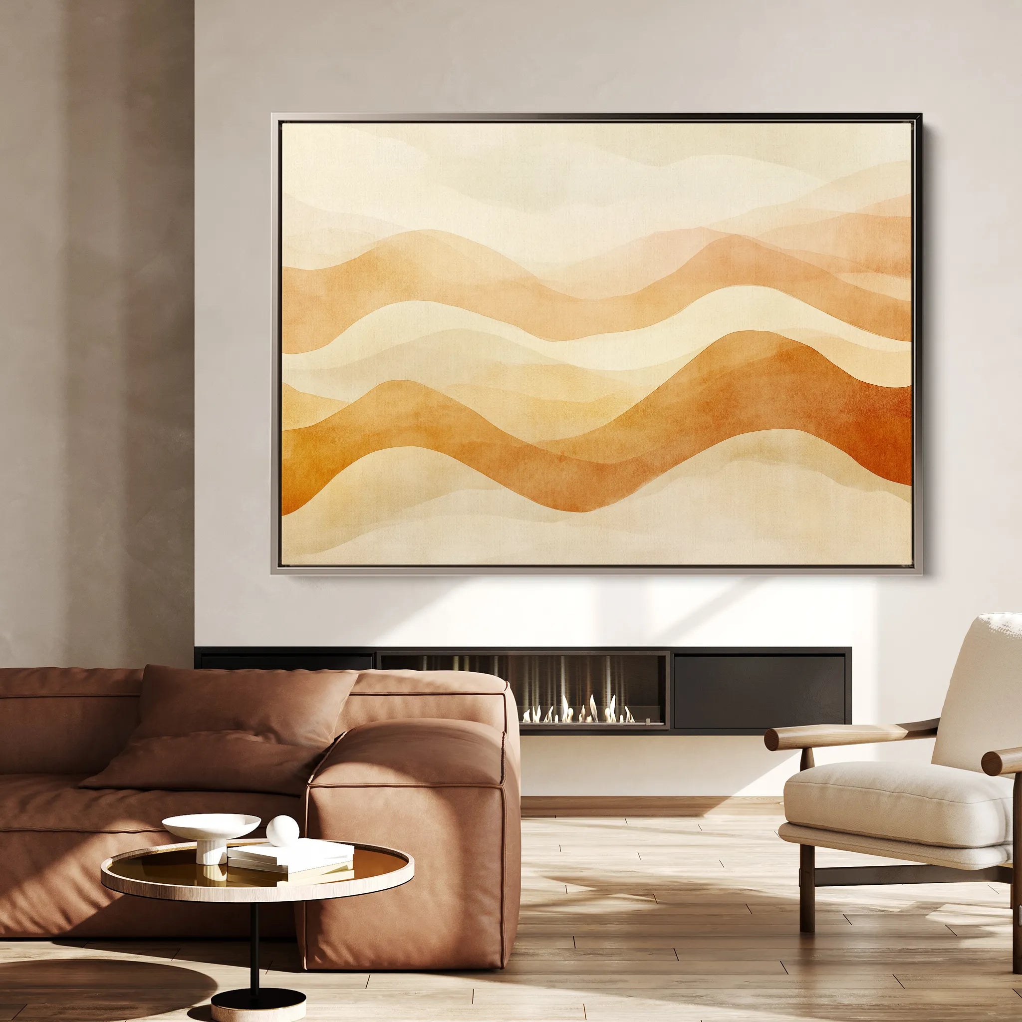 Boho 180 Canvas Art 18" x 24" / 45 x 60 cm / Black