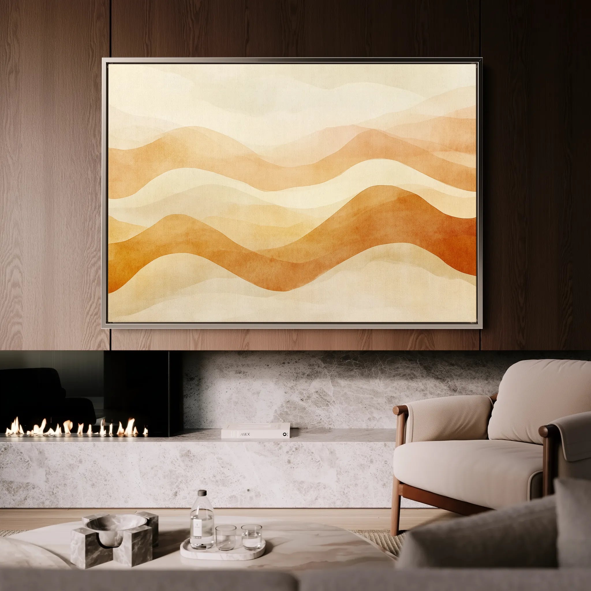Boho 180 Canvas Art 18" x 24" / 45 x 60 cm / Black