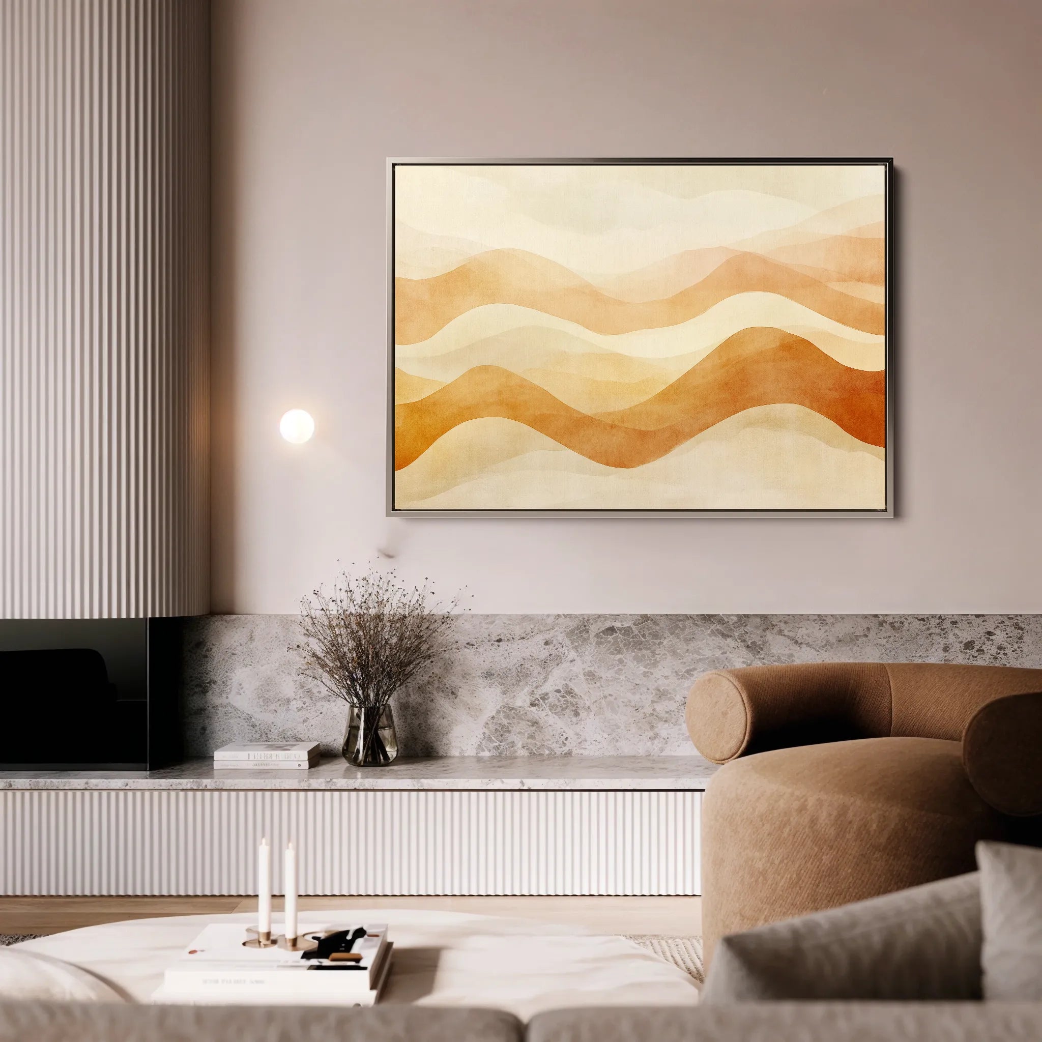 Boho 180 Canvas Art 18" x 24" / 45 x 60 cm / Black