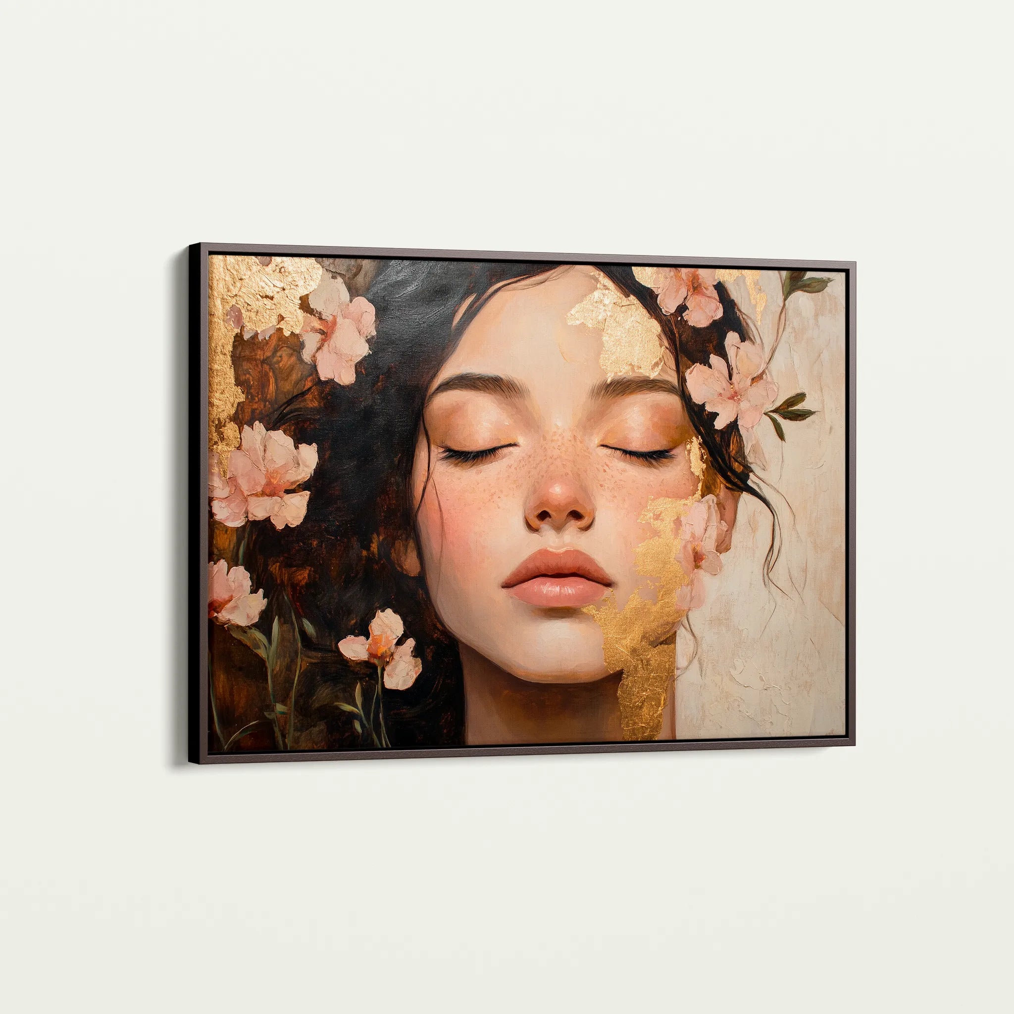 Portrait 180 Canvas Art 18" x 24" / 45 x 60 cm / Black