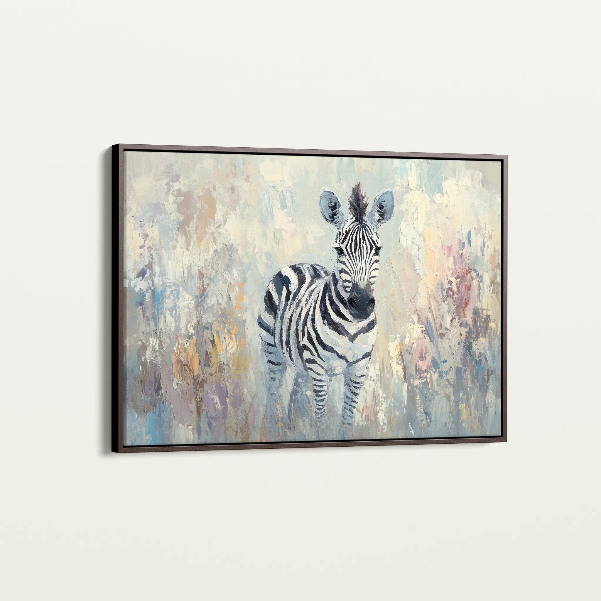 Animals 181 Canvas Art 18" x 24" / 45 x 60 cm / Black