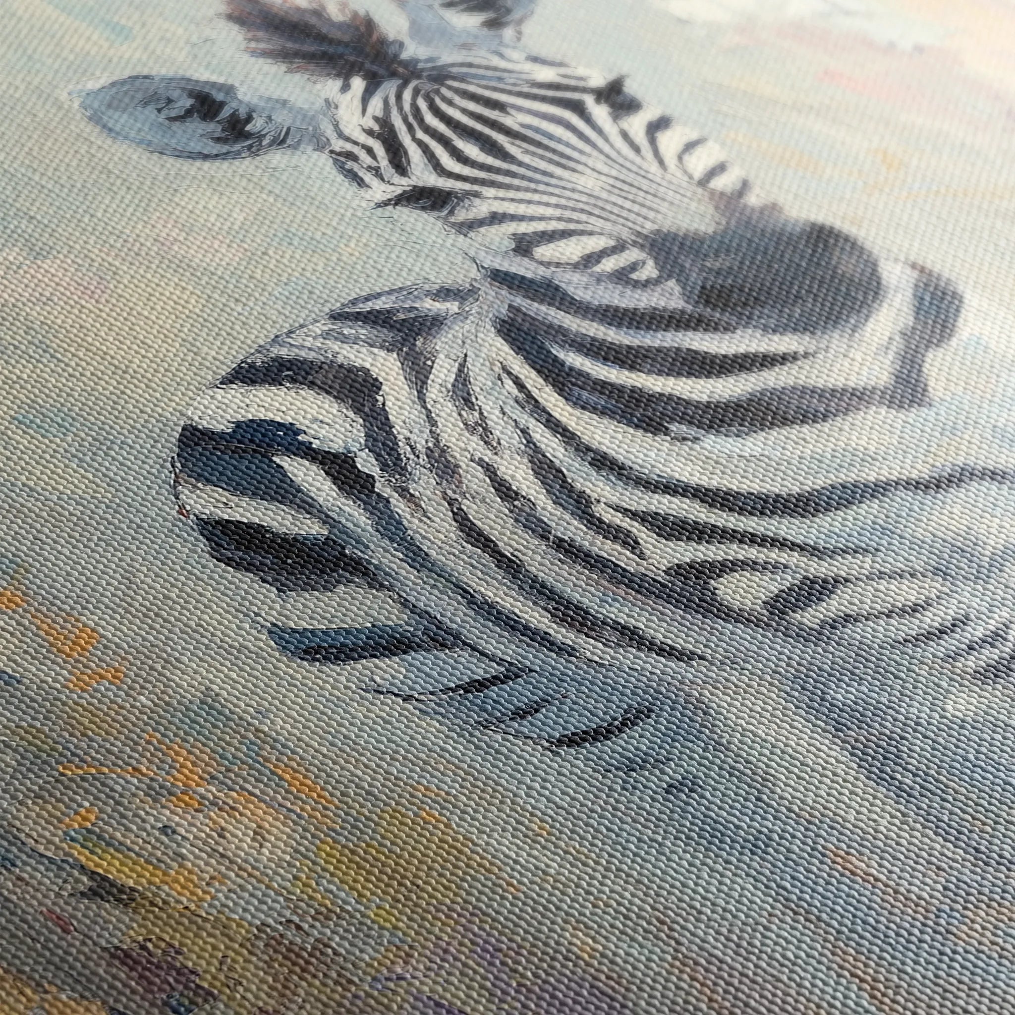Animals 181 Canvas Art 18" x 24" / 45 x 60 cm / Black