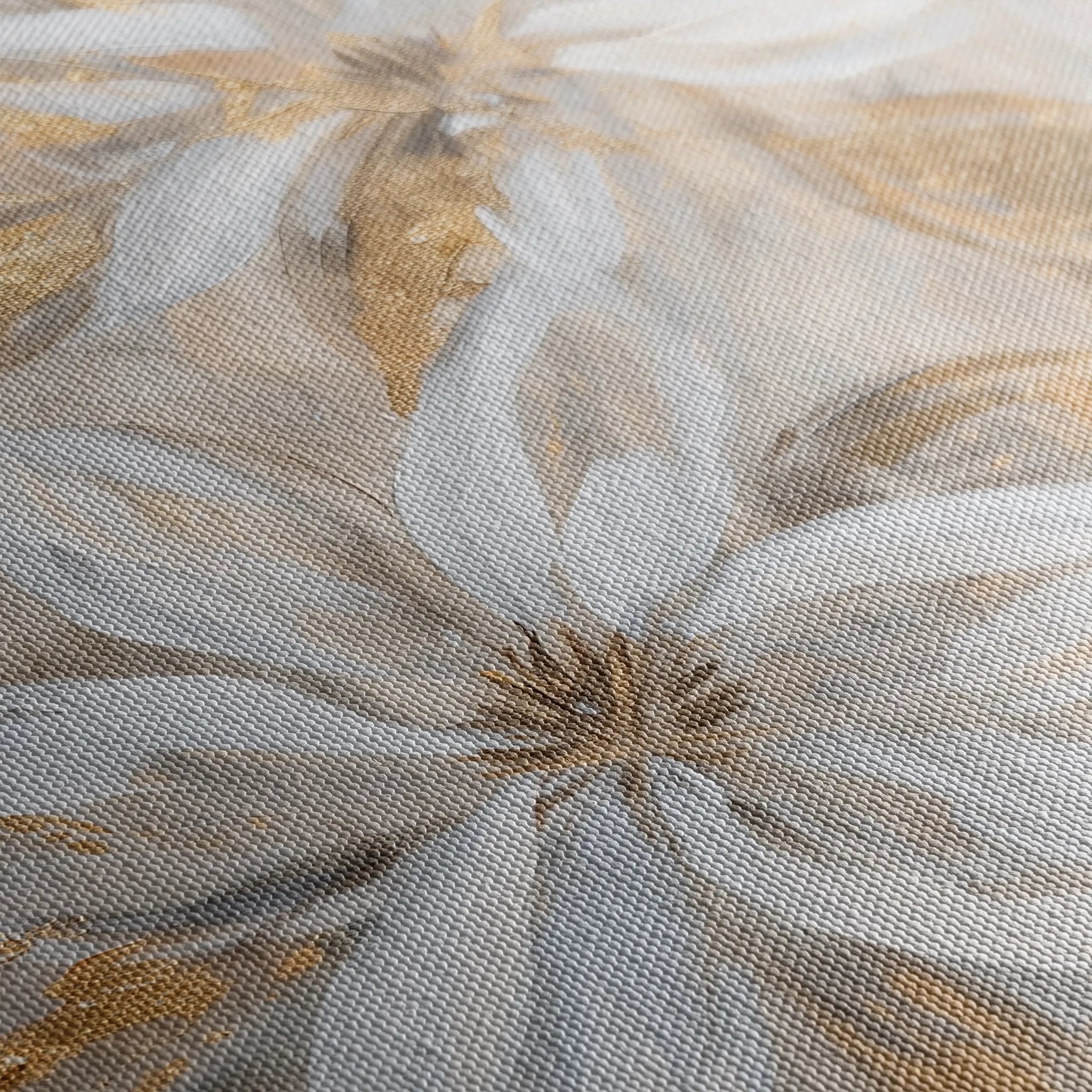 Floral 181 Canvas Art 18" x 24" / 45 x 60 cm / Black