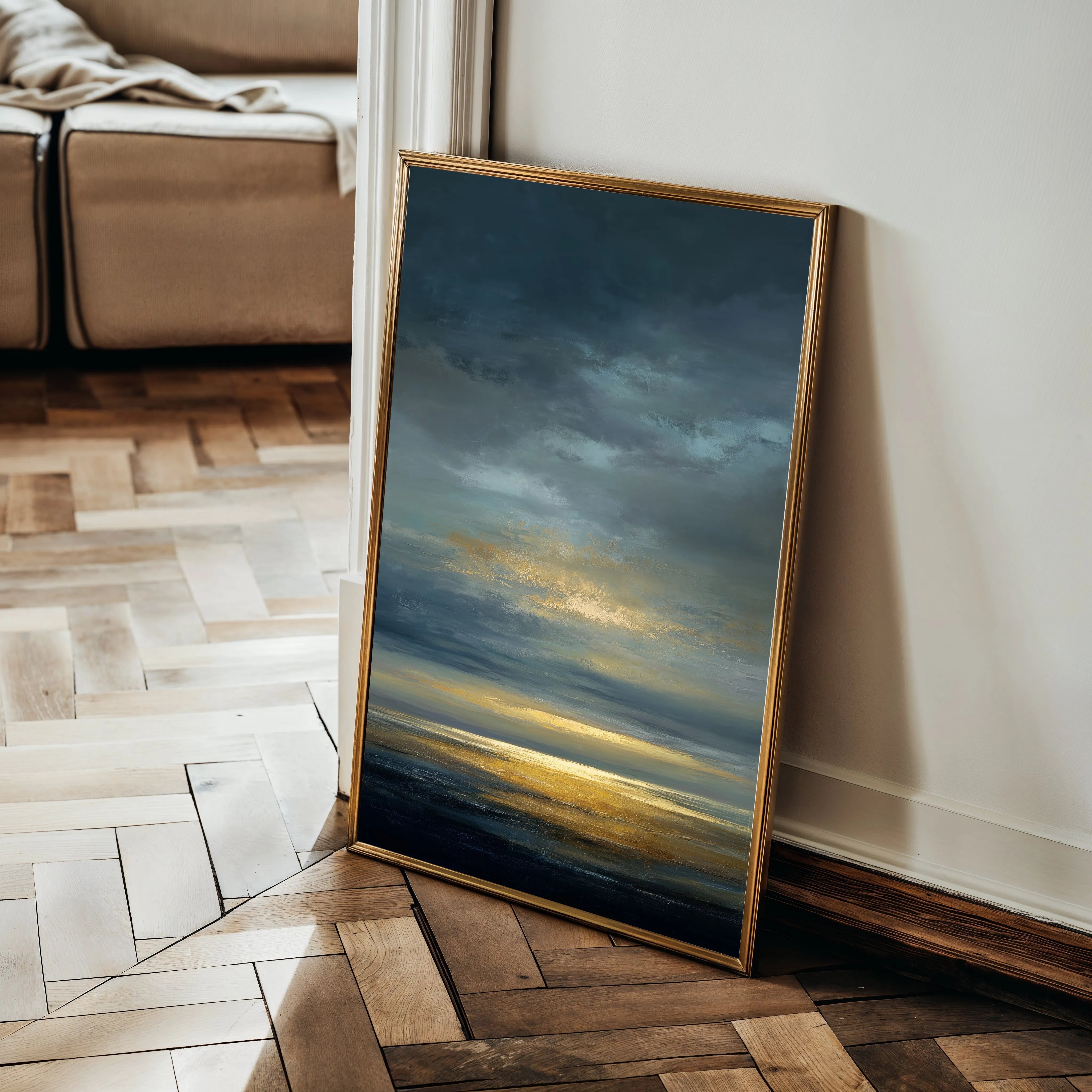 Abstract 1818 Canvas Art 18" x 24" / 45 x 60 cm / Black