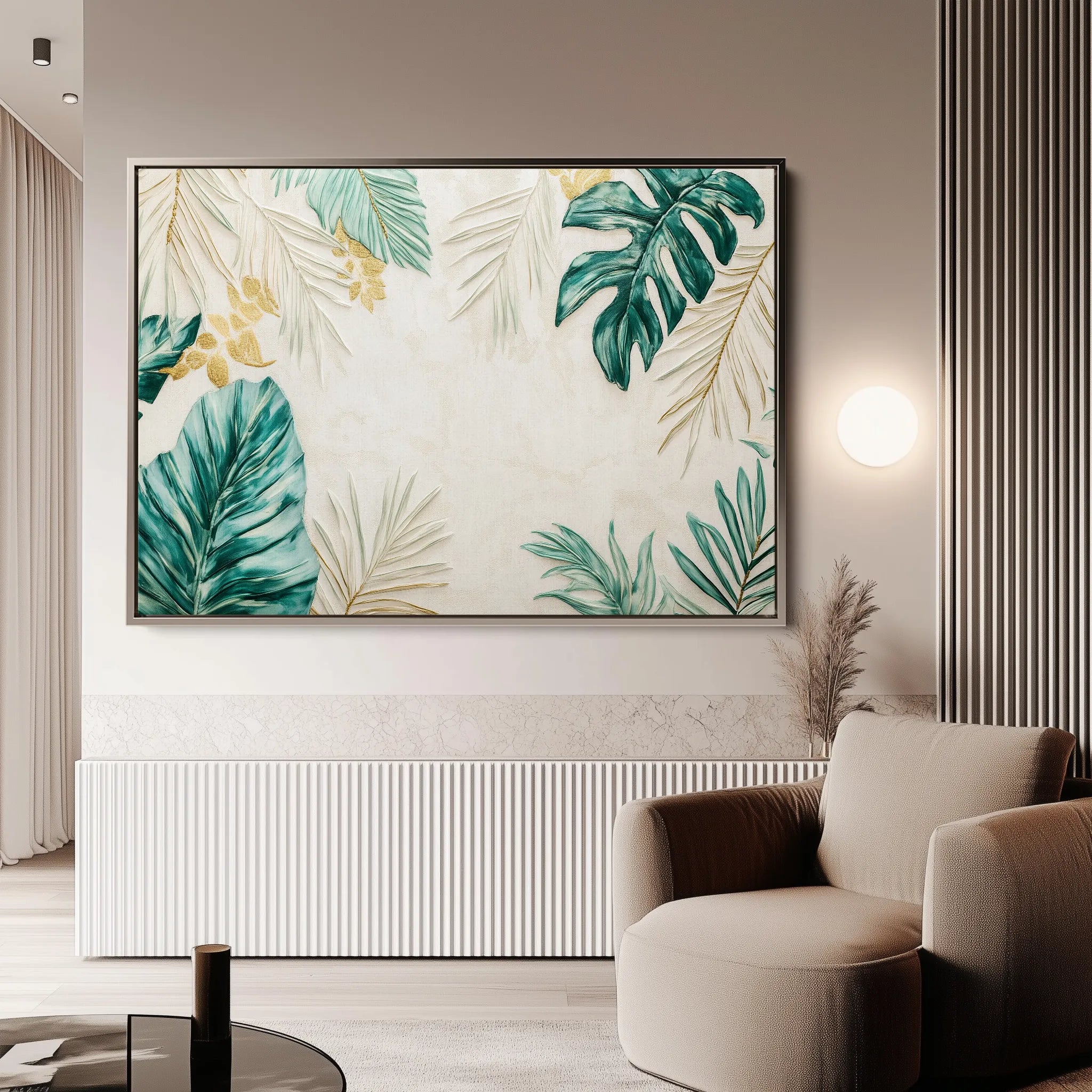 Landscape 182 Canvas Art 18" x 24" / 45 x 60 cm / Black