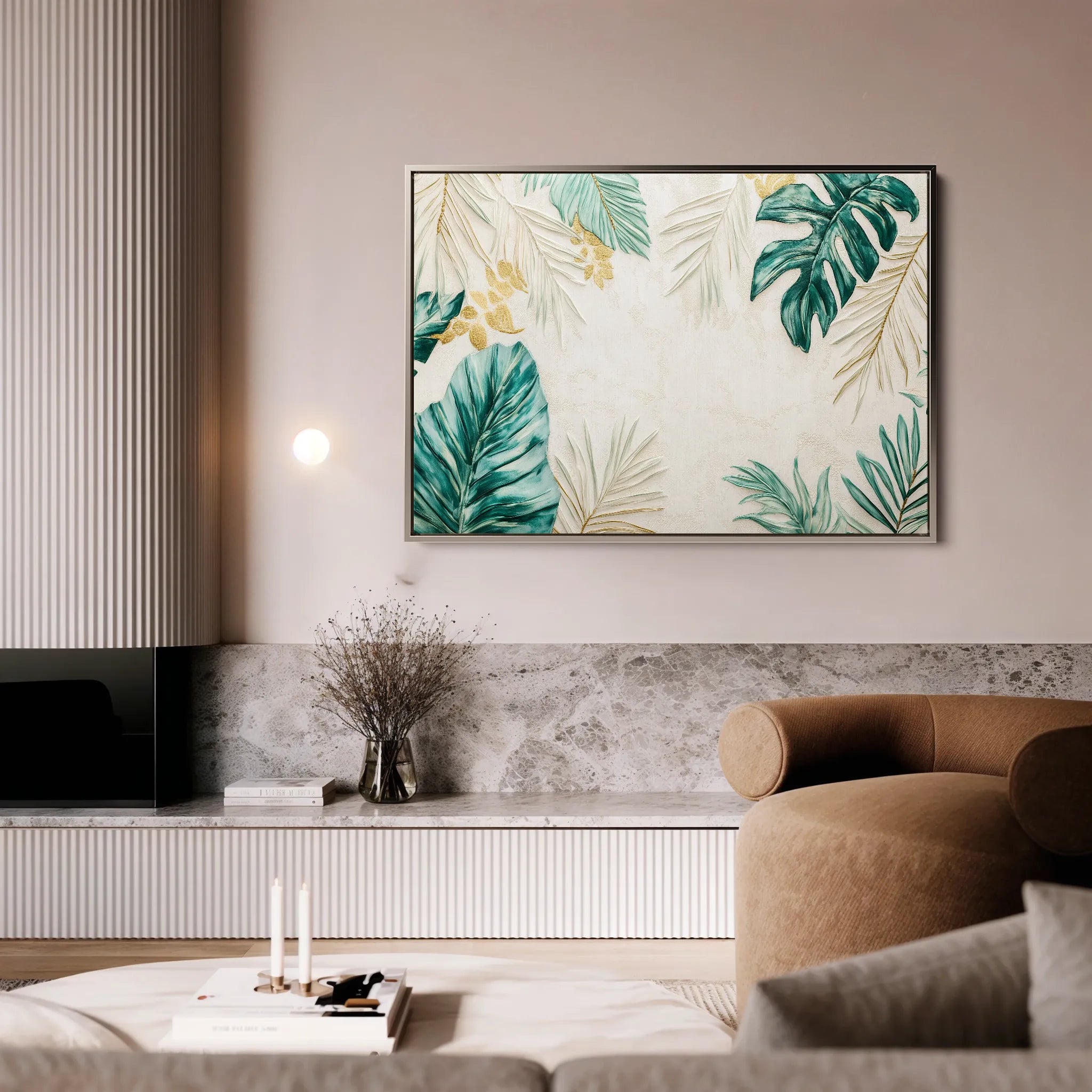 Landscape 182 Canvas Art 18" x 24" / 45 x 60 cm / Black