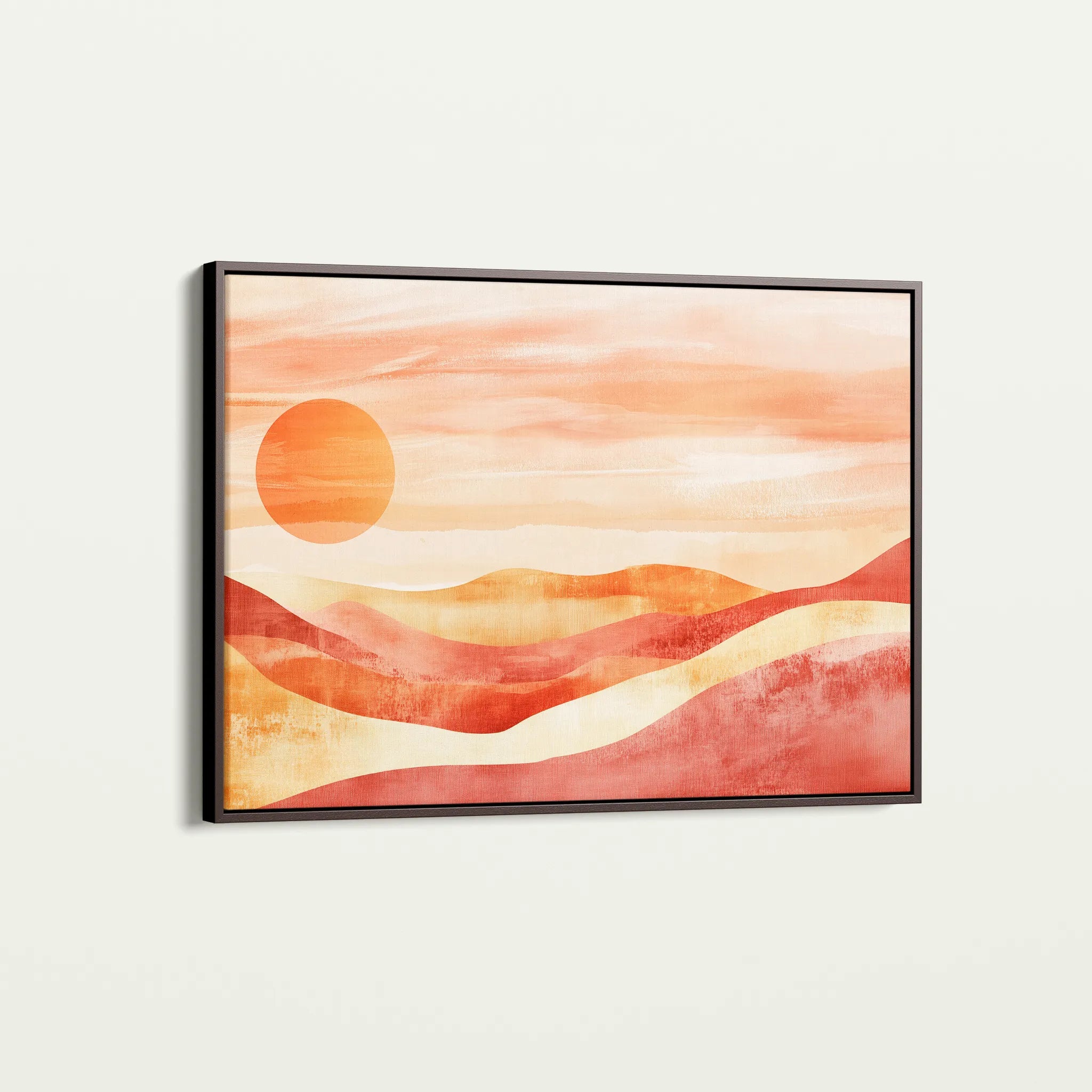 Boho 183 Canvas Art 18" x 24" / 45 x 60 cm / Black