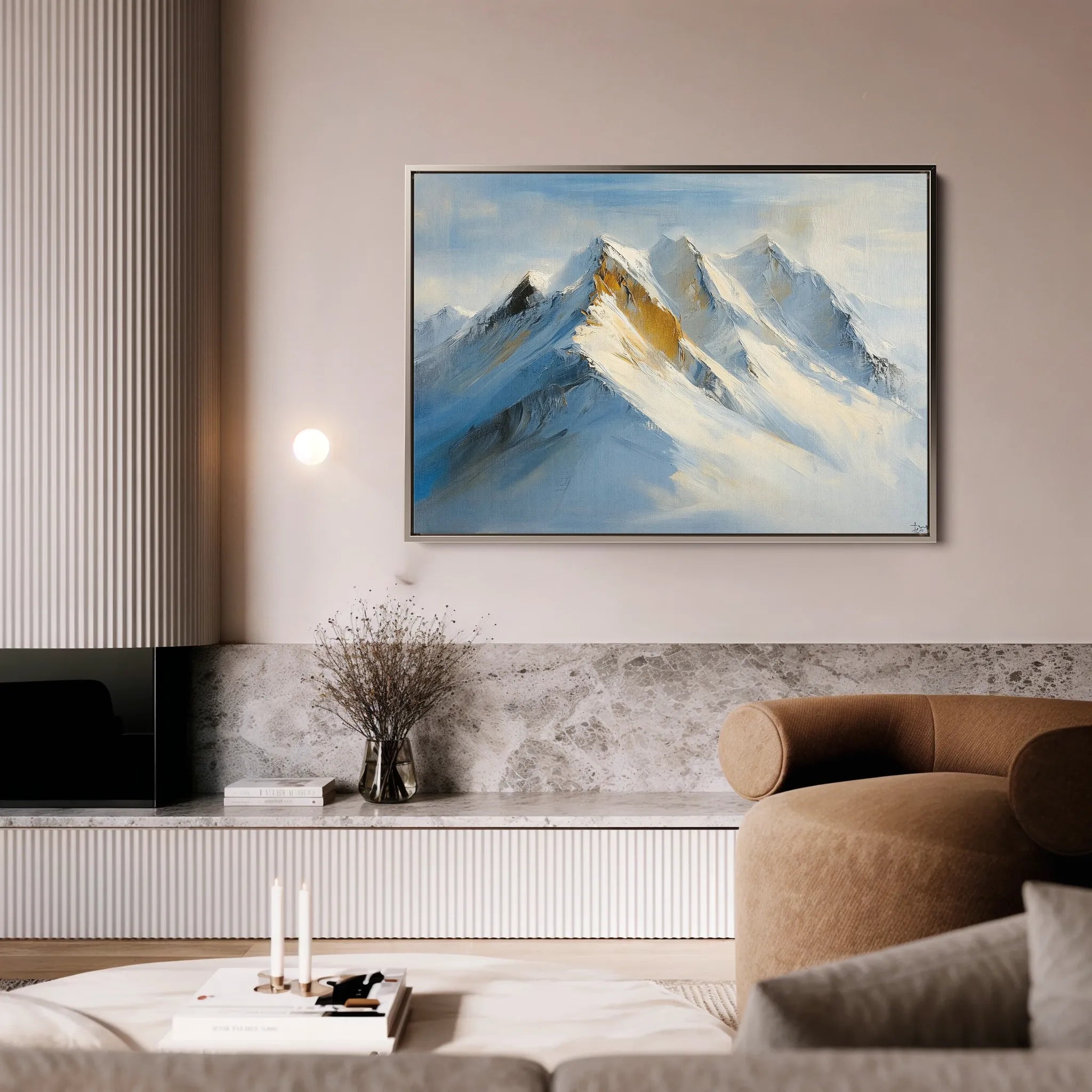 Landscape 183 Canvas Art 18" x 24" / 45 x 60 cm / Black