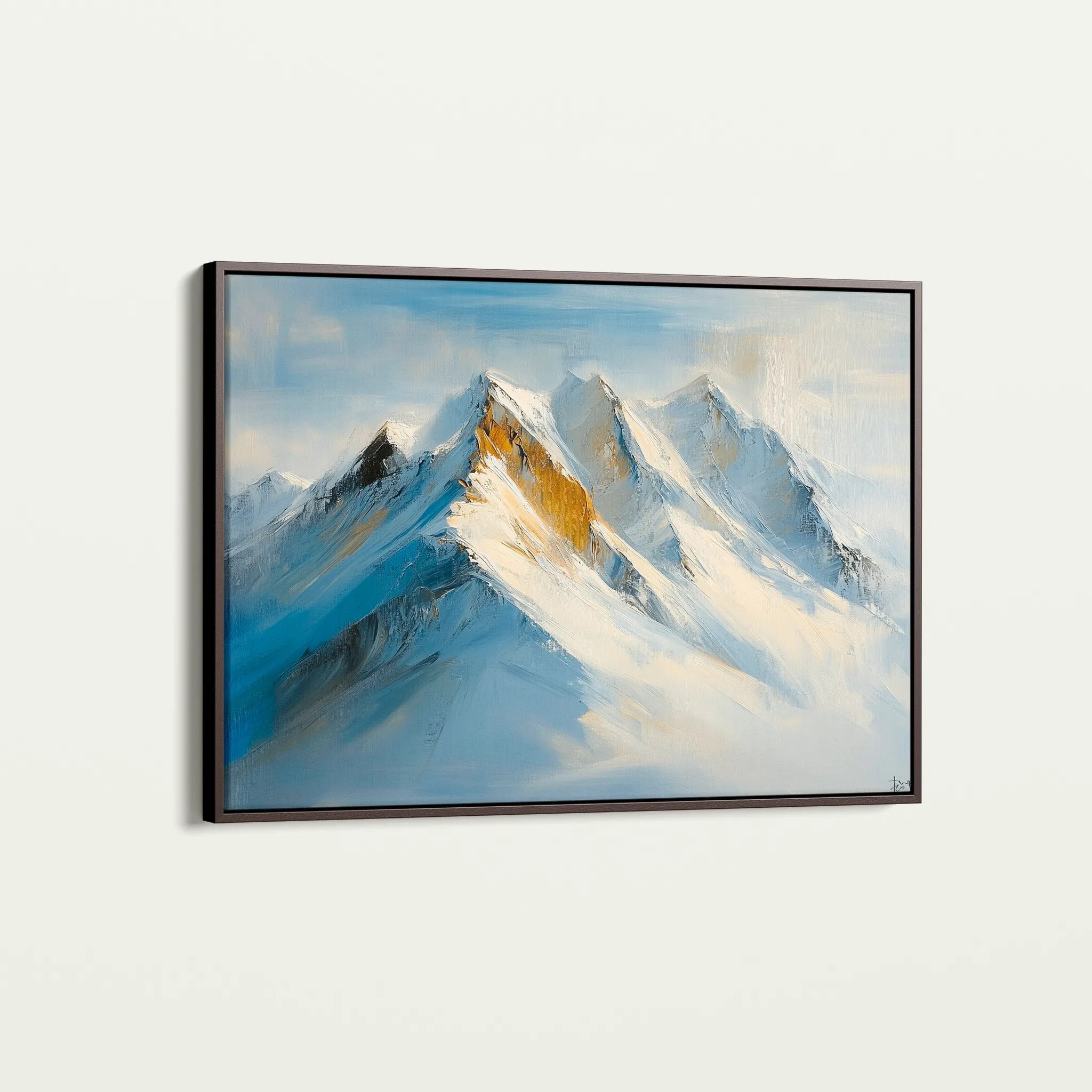 Landscape 183 Canvas Art 18" x 24" / 45 x 60 cm / Black