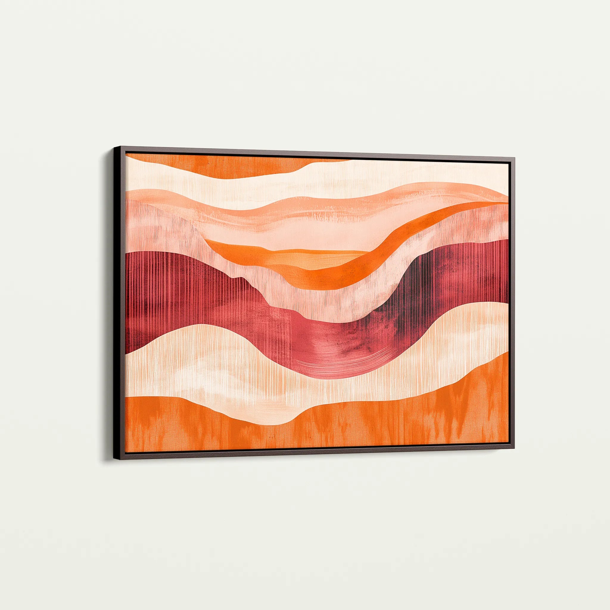 Boho 184 Canvas Art 18" x 24" / 45 x 60 cm / Black
