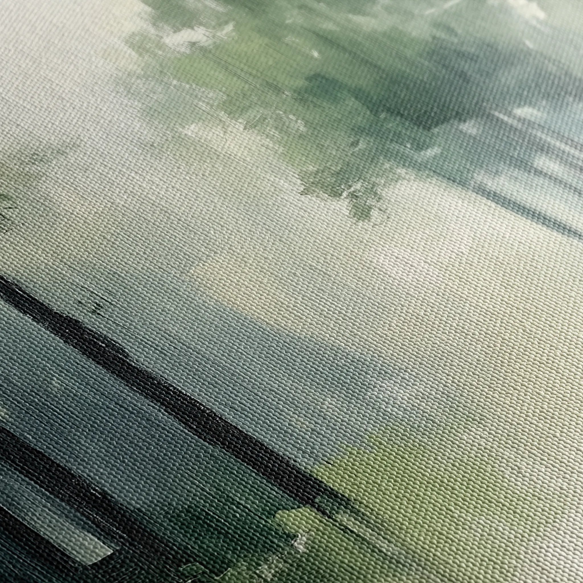 Landscape 184 Canvas Art 18" x 24" / 45 x 60 cm / Black