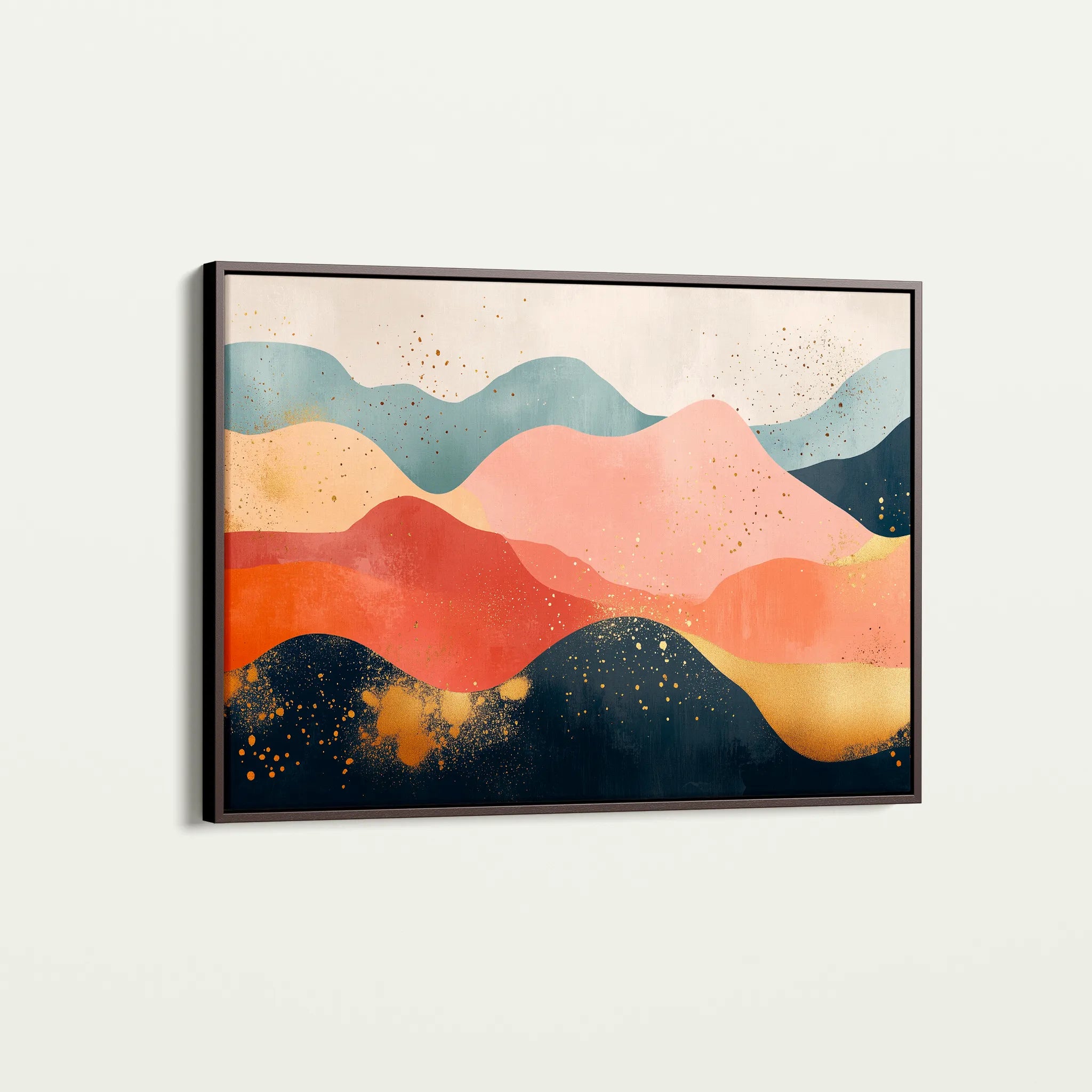 Boho 186 Canvas Art 18" x 24" / 45 x 60 cm / Black