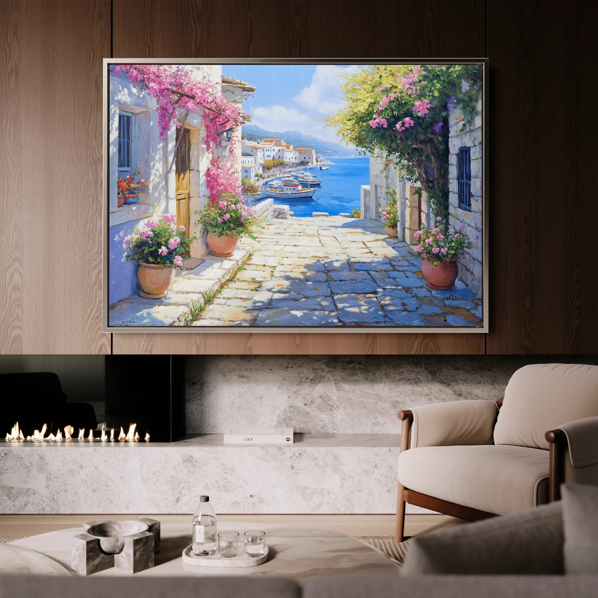 Landscape 186 Canvas Art 18" x 24" / 45 x 60 cm / Black
