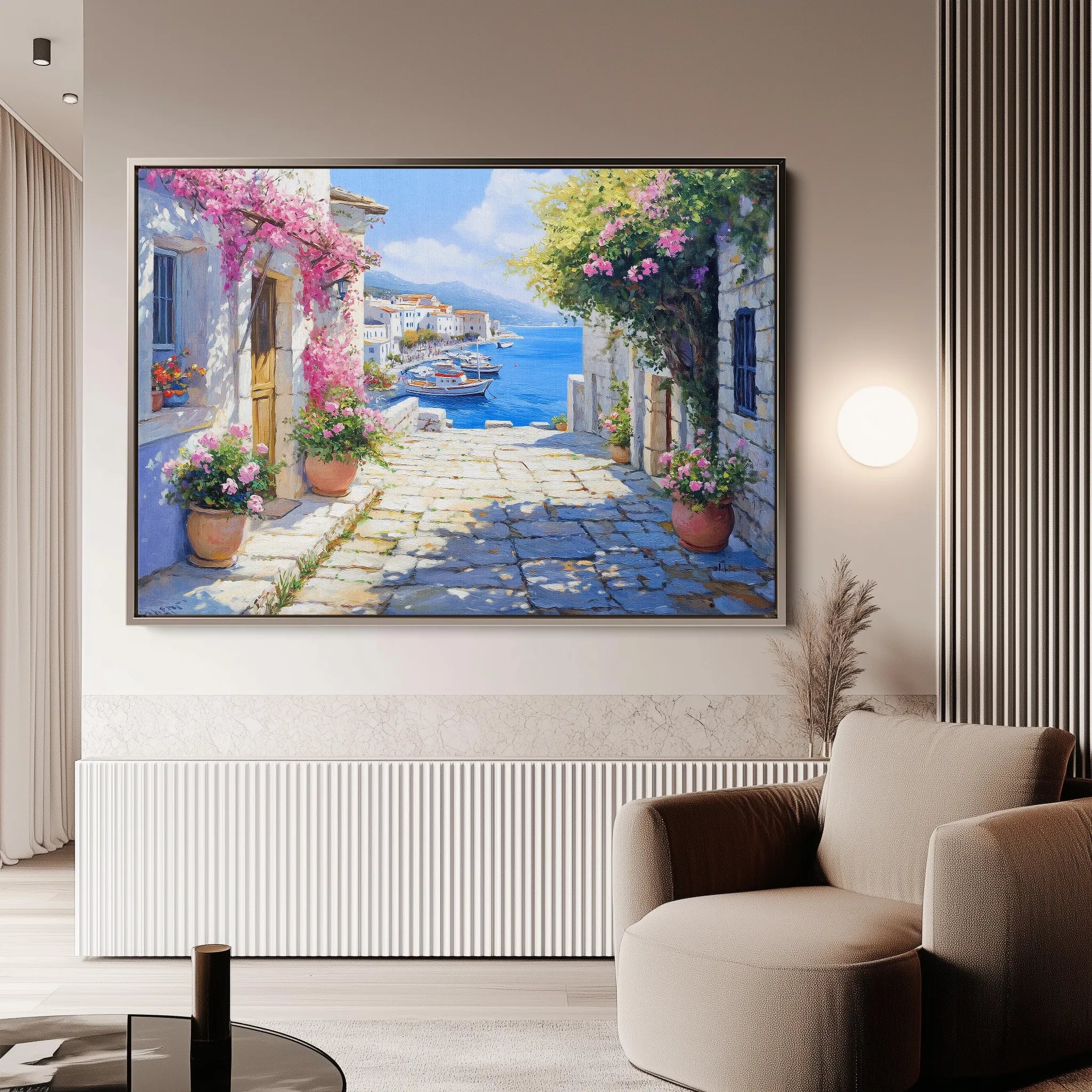 Landscape 186 Canvas Art 18" x 24" / 45 x 60 cm / Black