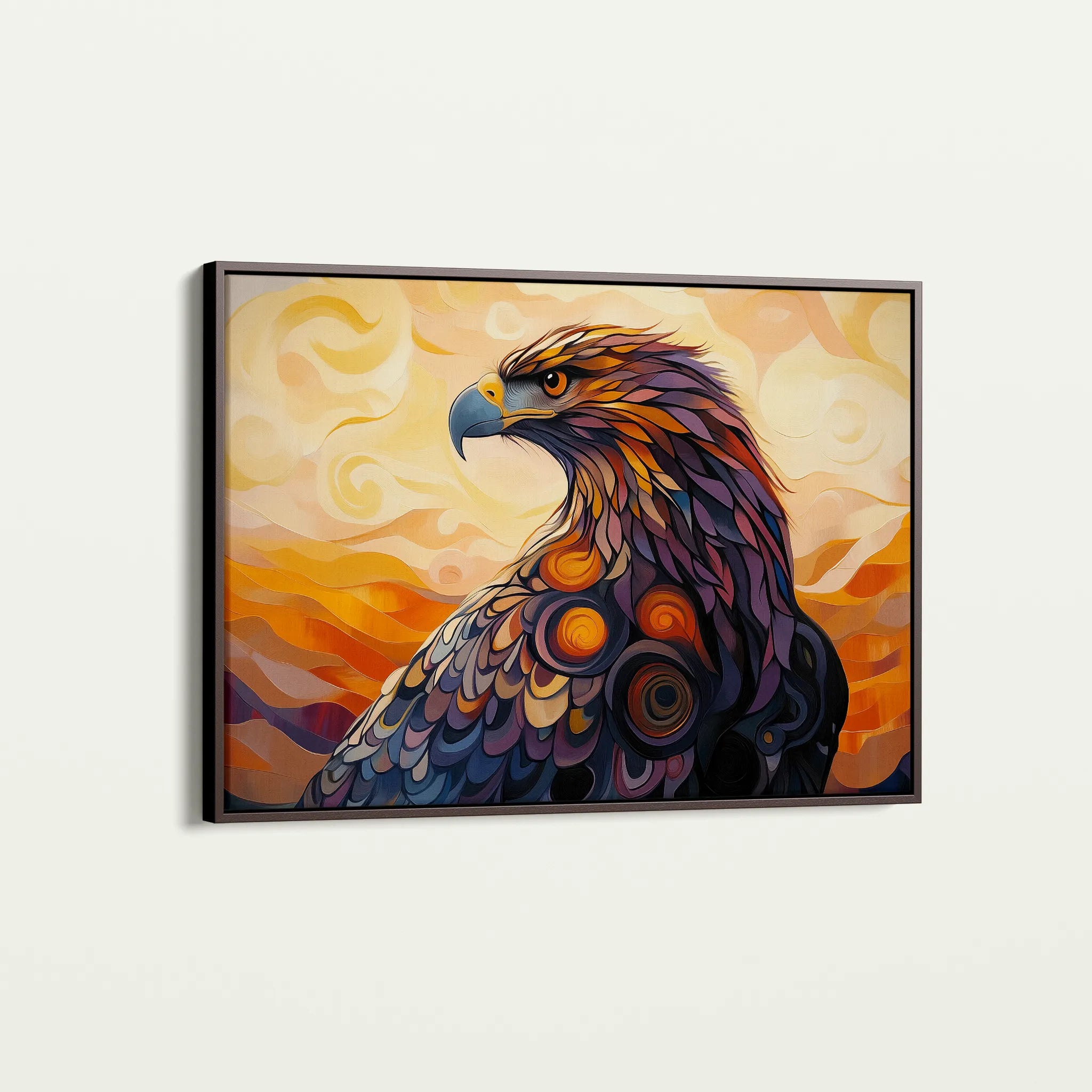 Animals 187 Canvas Art 18" x 24" / 45 x 60 cm / Black