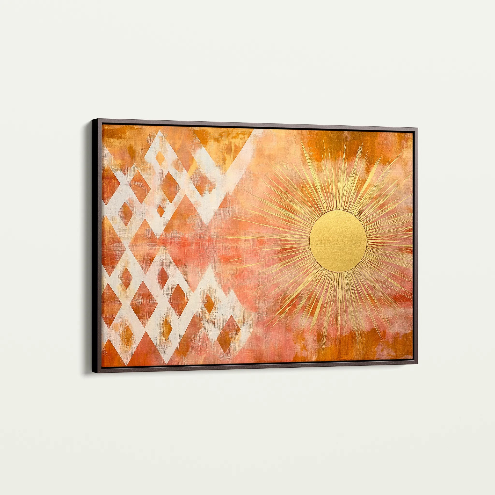Boho 187 Canvas Art 18" x 24" / 45 x 60 cm / Black