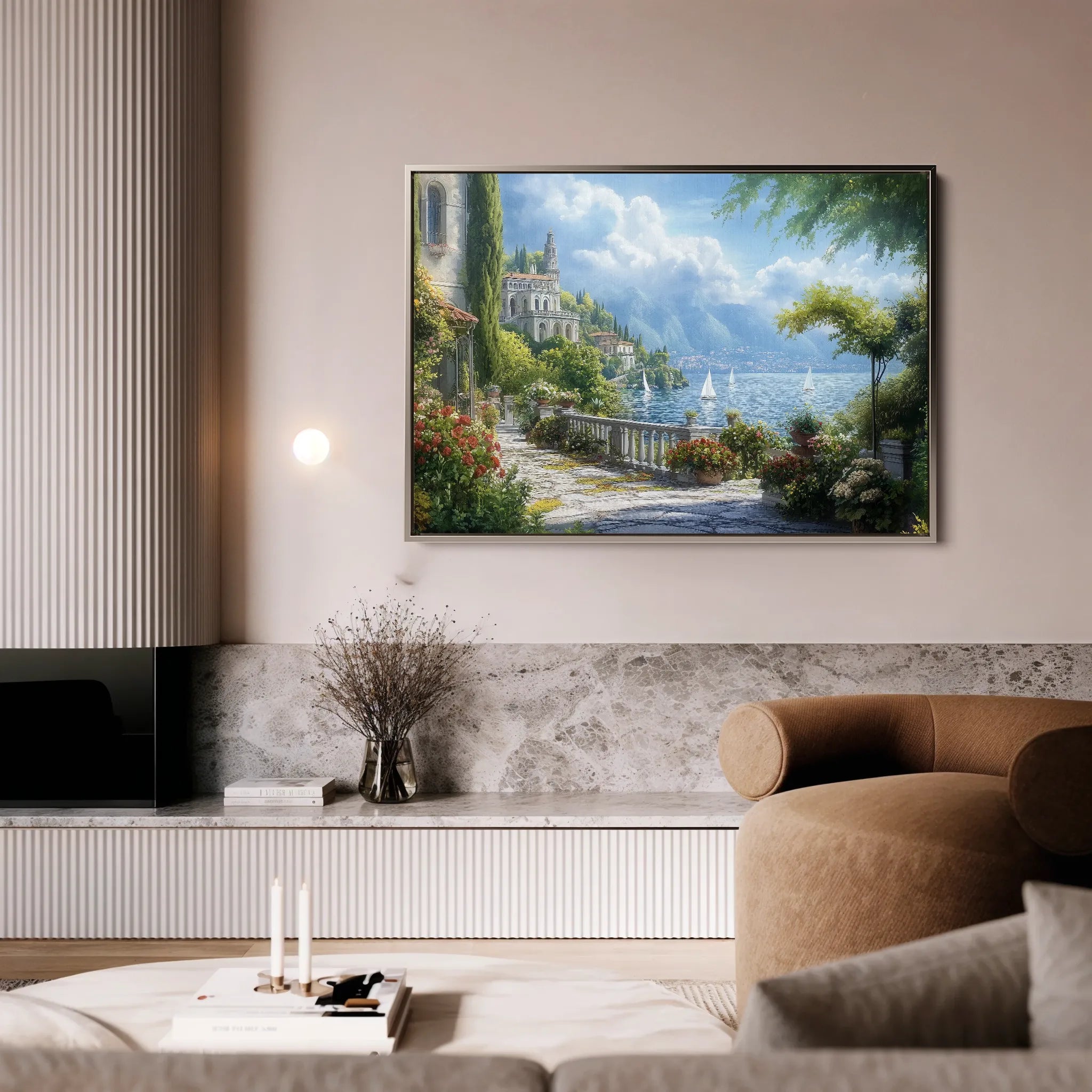 Landscape 187 Canvas Art 18" x 24" / 45 x 60 cm / Black