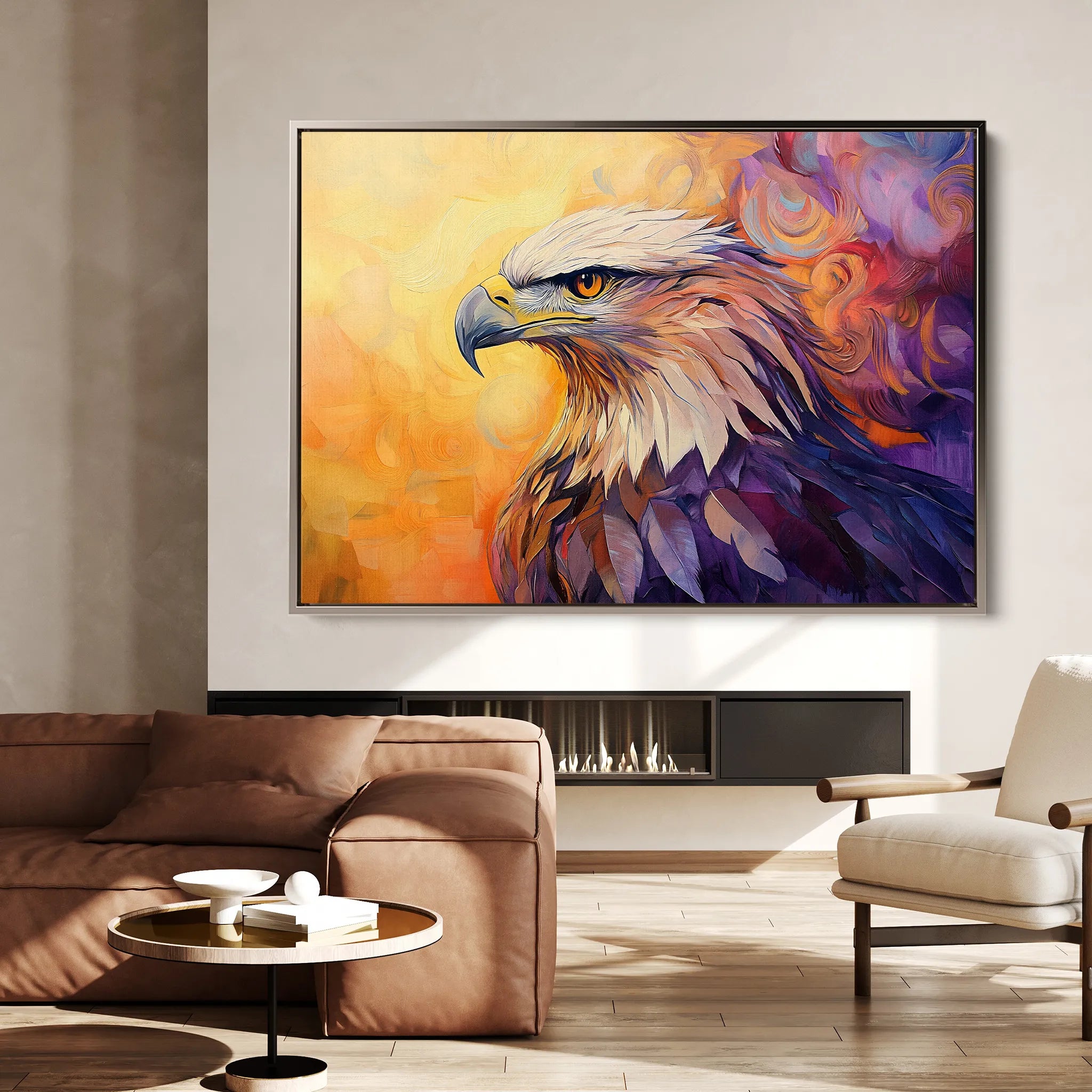 Animals 188 Canvas Art 18" x 24" / 45 x 60 cm / Black