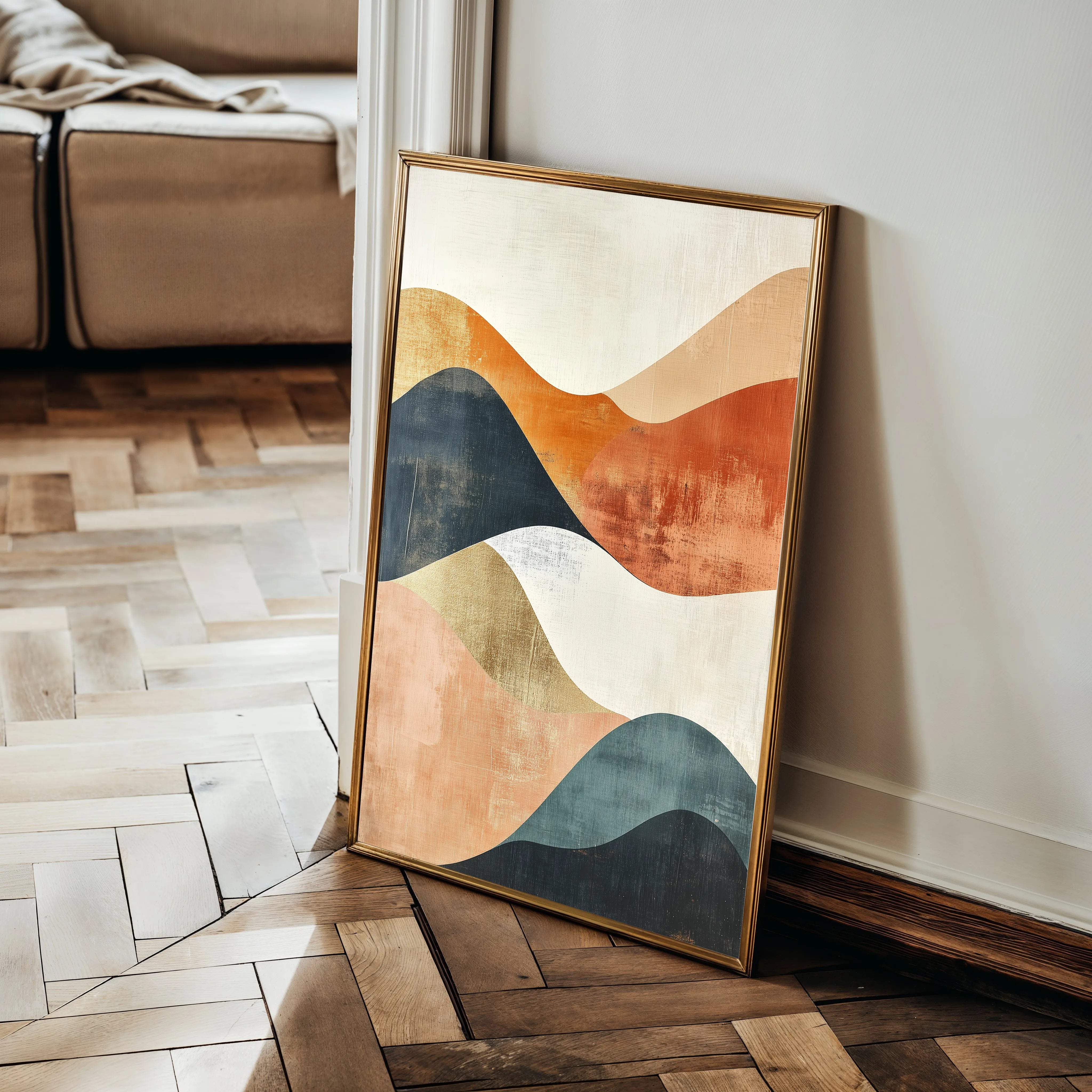 Boho 188 Canvas Art 18" x 24" / 45 x 60 cm / Black