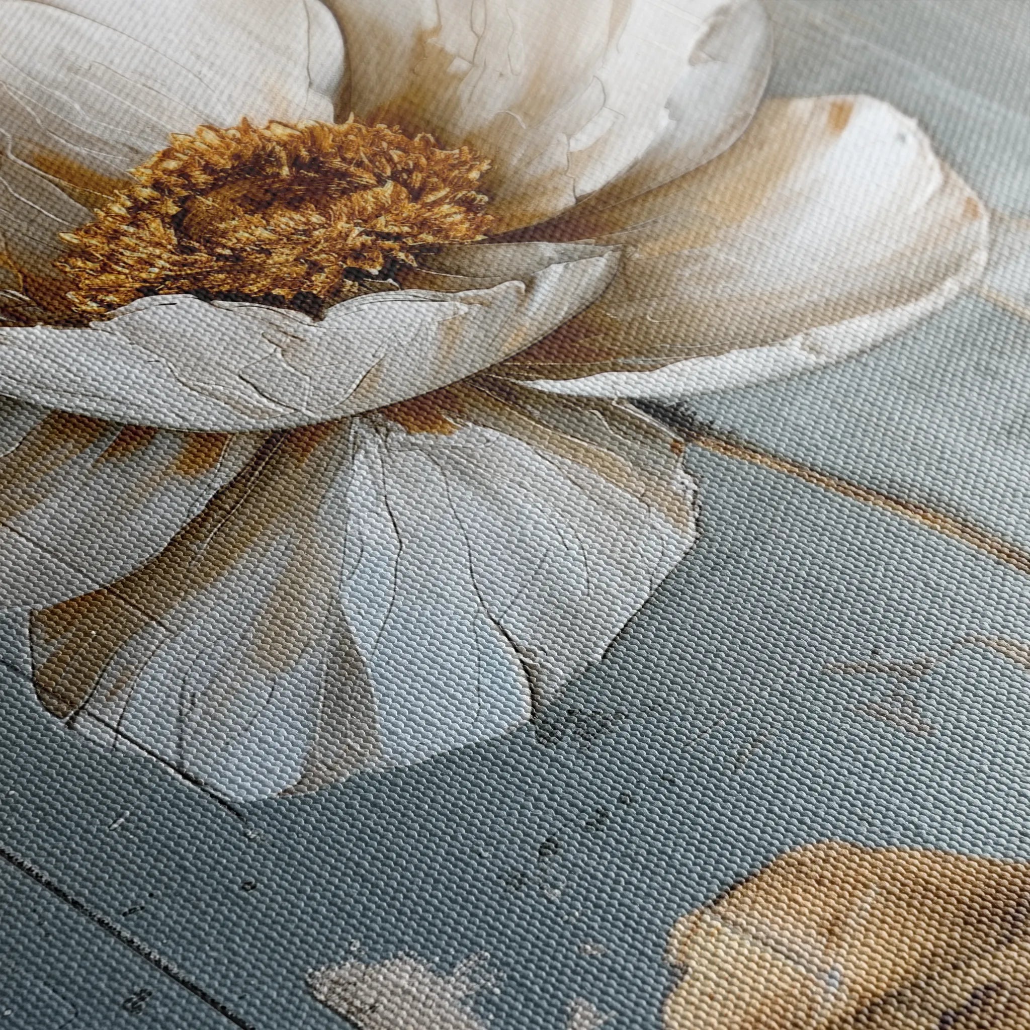 Floral 188 Canvas Art 18" x 24" / 45 x 60 cm / Black