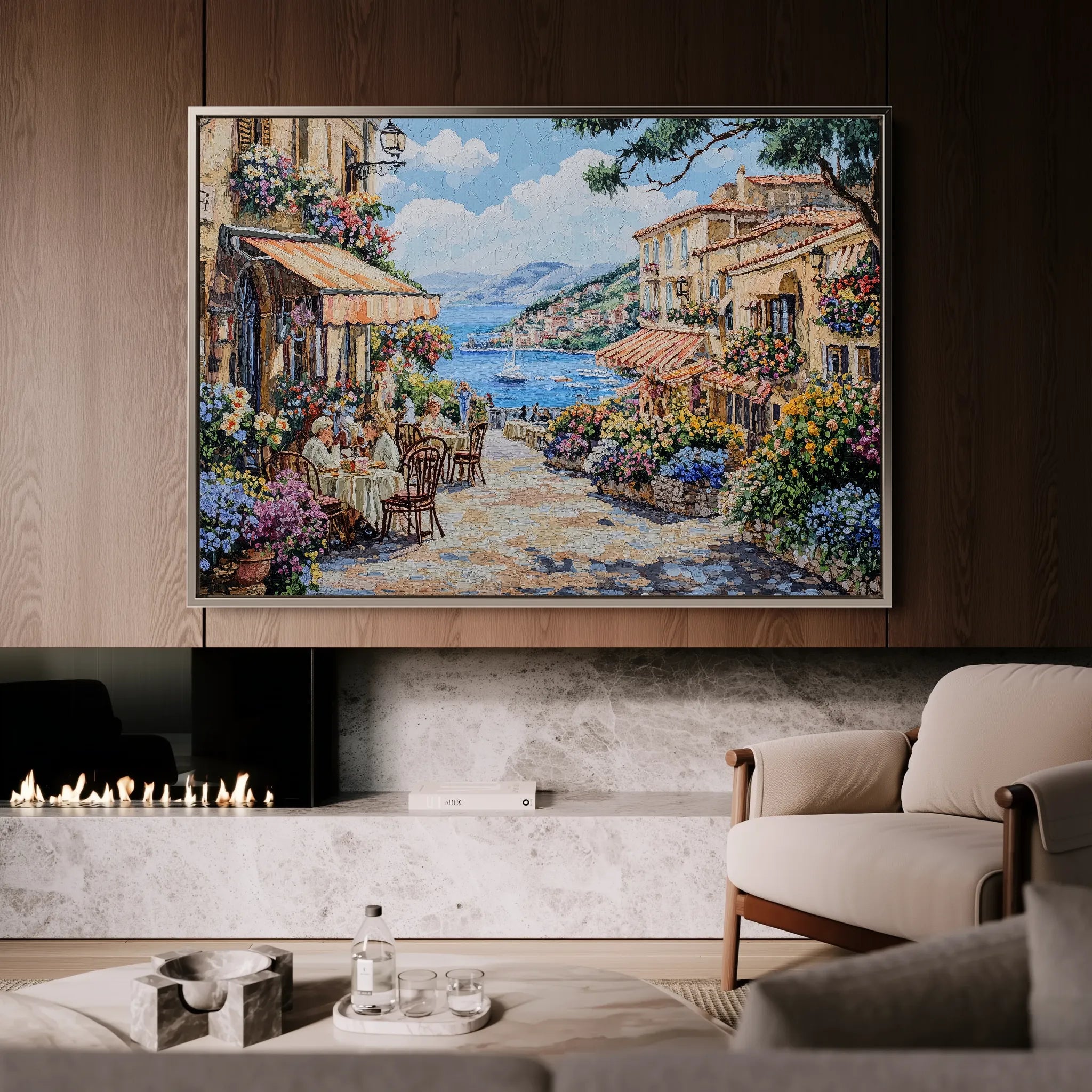 Landscape 188 Canvas Art 18" x 24" / 45 x 60 cm / Black