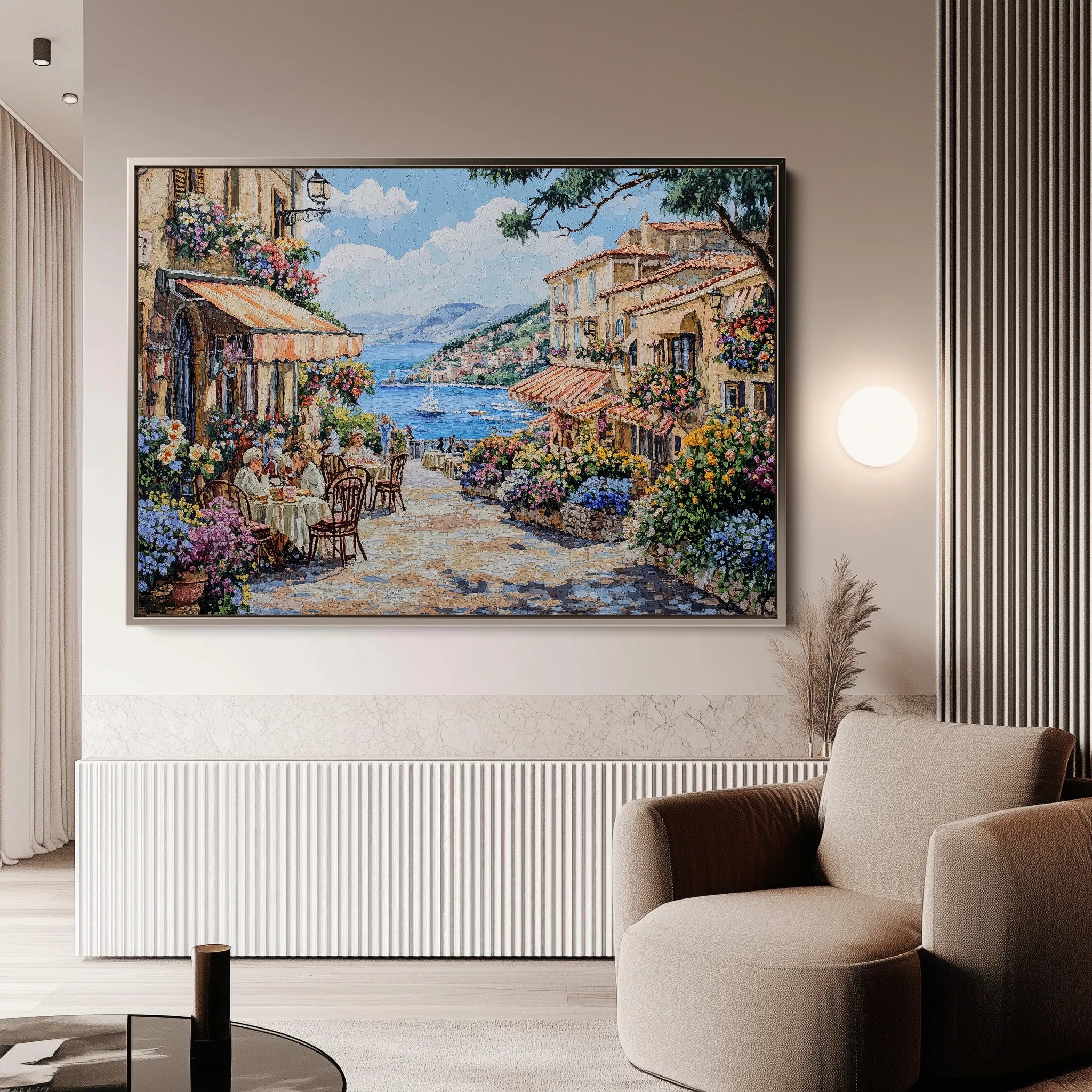 Landscape 188 Canvas Art 18" x 24" / 45 x 60 cm / Black