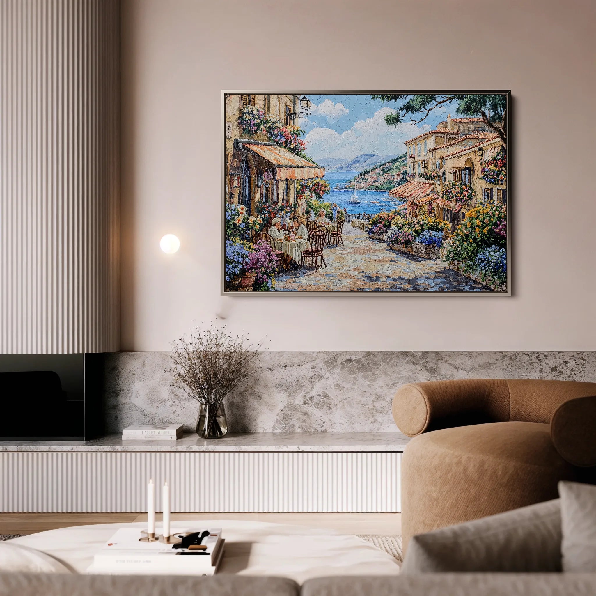 Landscape 188 Canvas Art 18" x 24" / 45 x 60 cm / Black