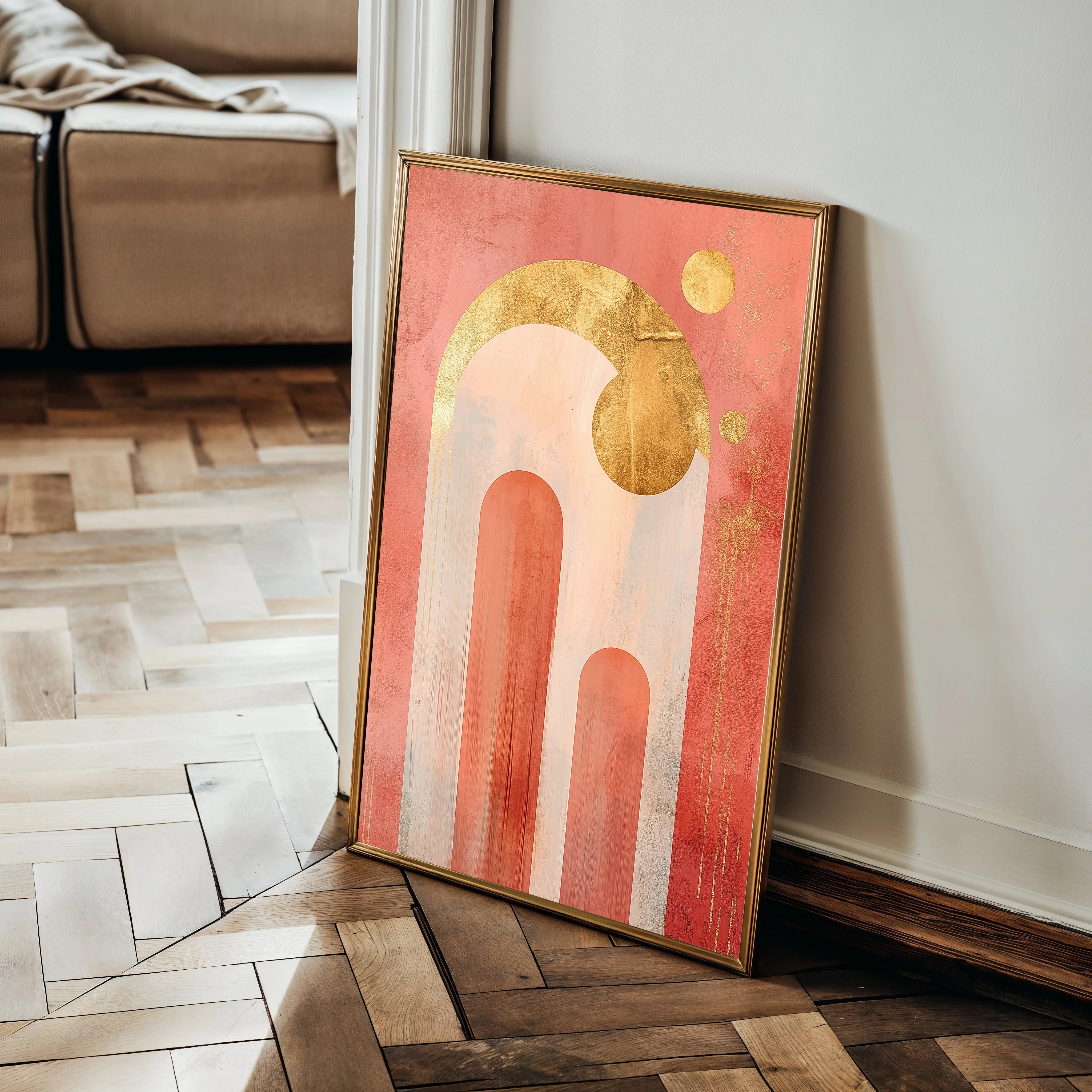Boho 189 Canvas Art 18" x 24" / 45 x 60 cm / Black