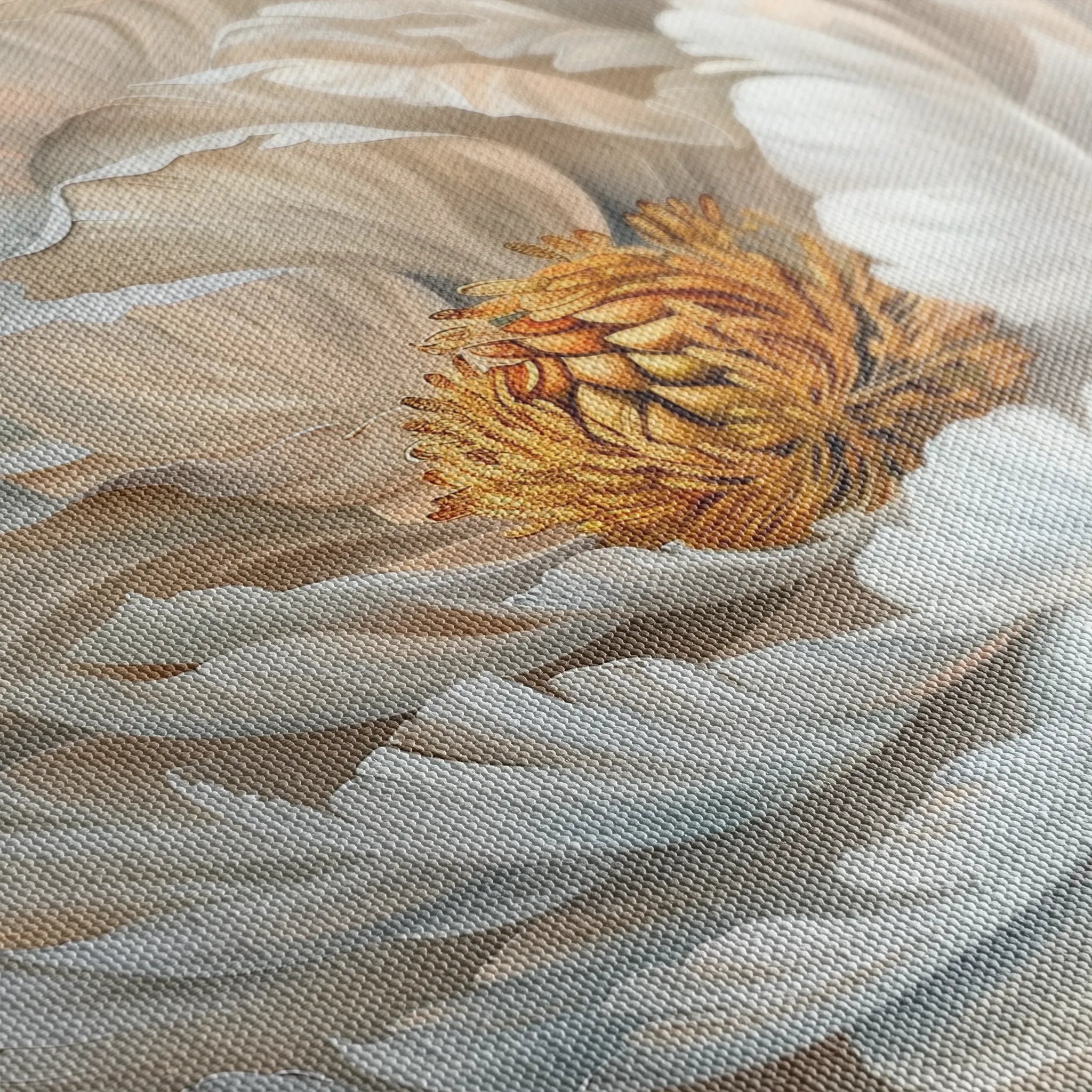 Floral 189 Canvas Art 18" x 24" / 45 x 60 cm / Black