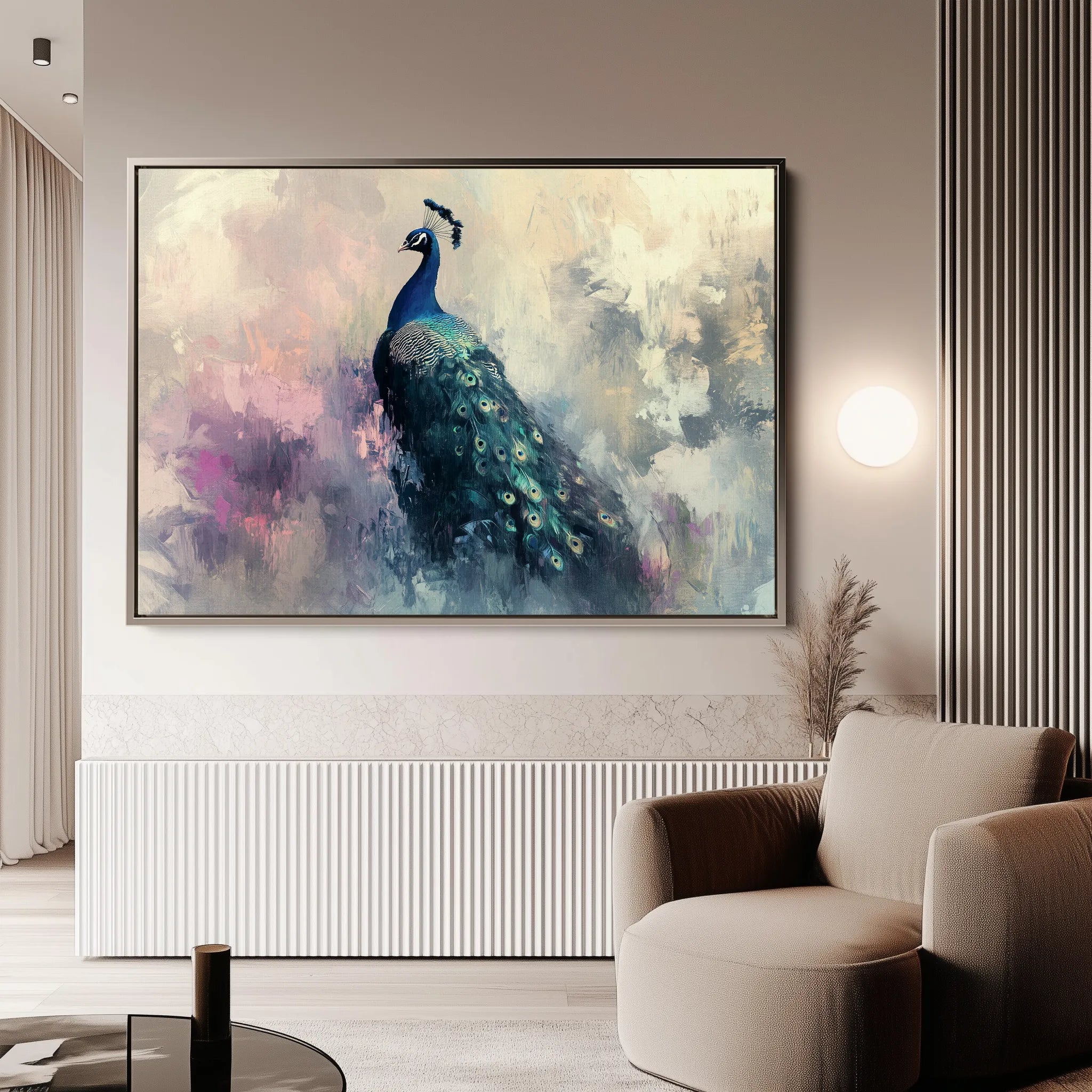 Animals 190 Canvas Art 18" x 24" / 45 x 60 cm / Black