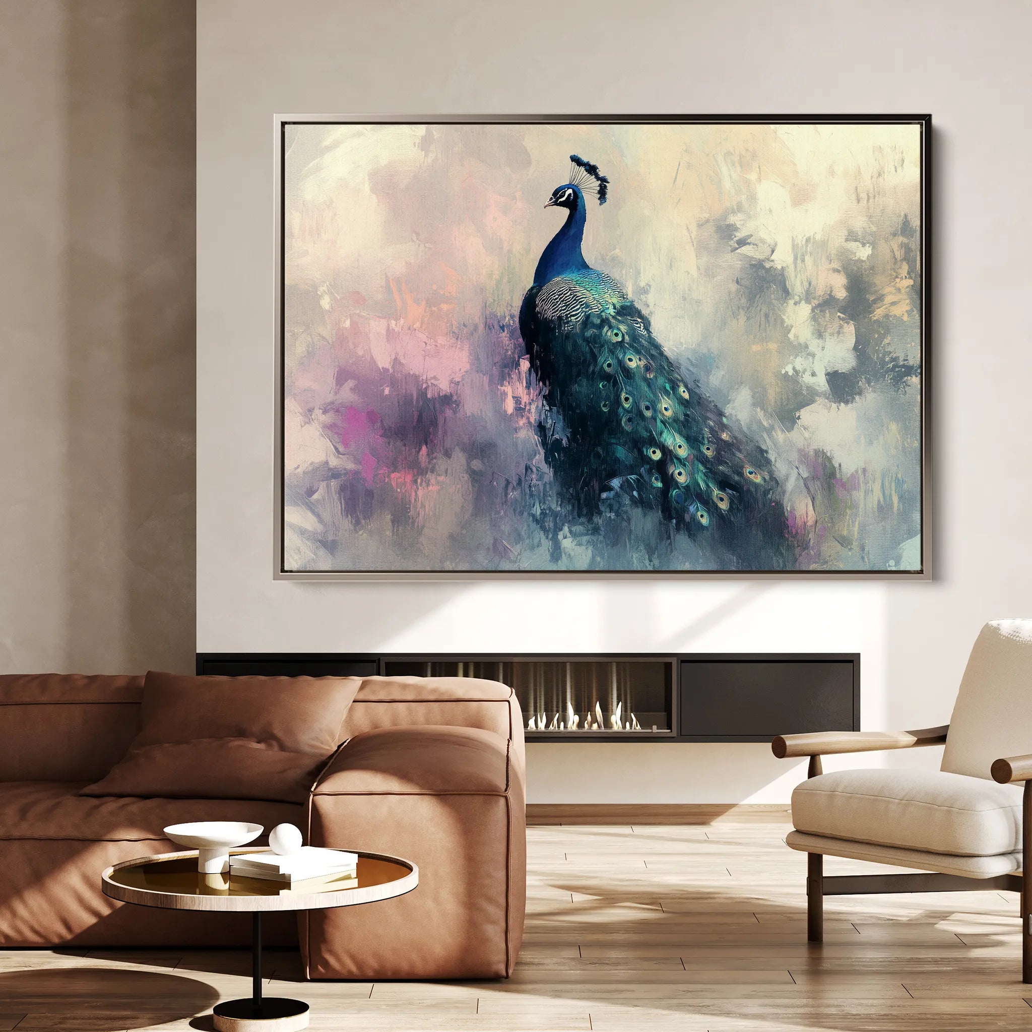 Animals 190 Canvas Art 18" x 24" / 45 x 60 cm / Black