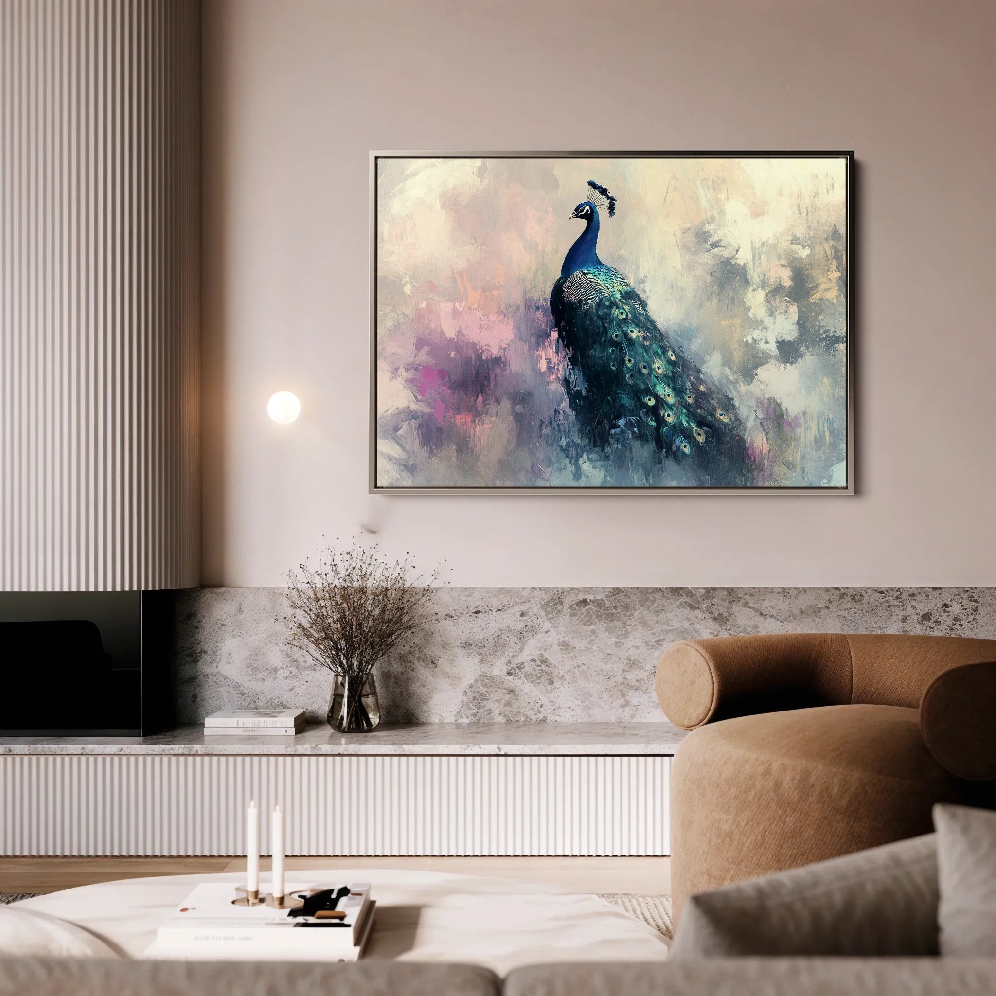 Animals 190 Canvas Art 18" x 24" / 45 x 60 cm / Black