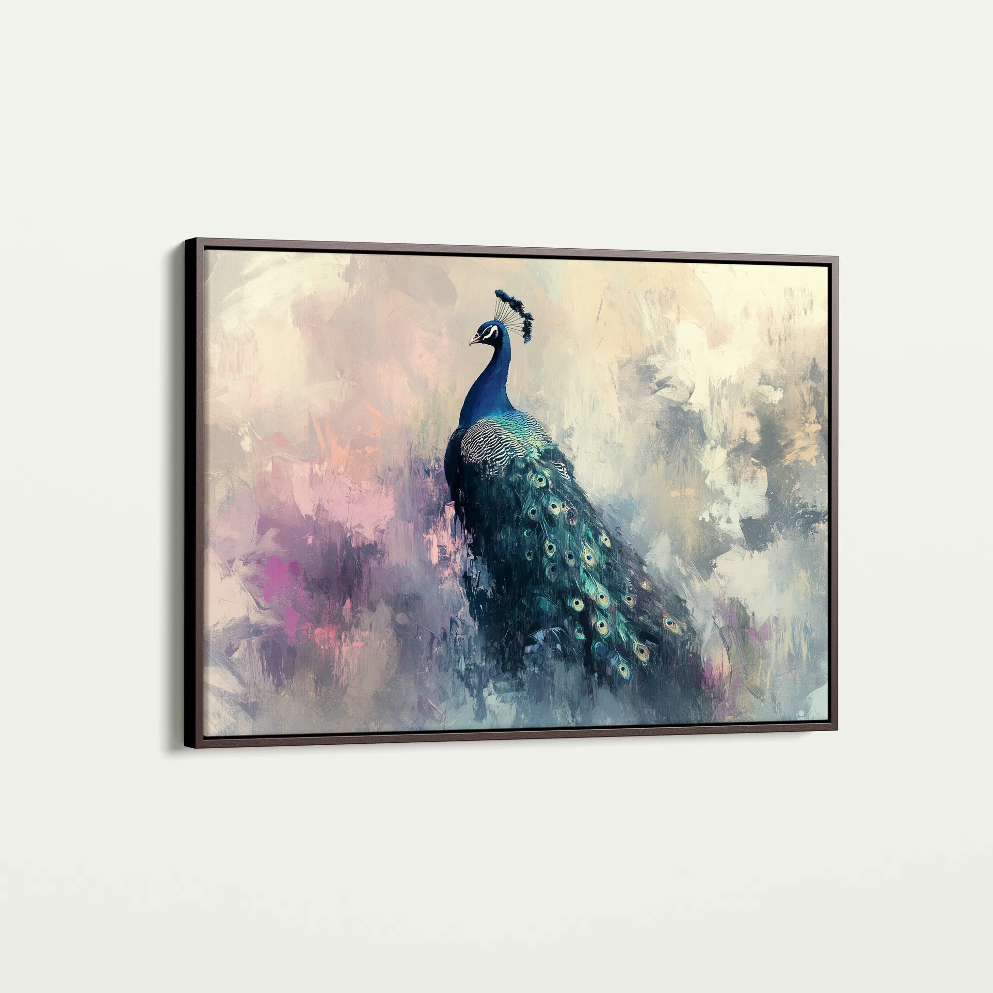 Animals 190 Canvas Art 18" x 24" / 45 x 60 cm / Black