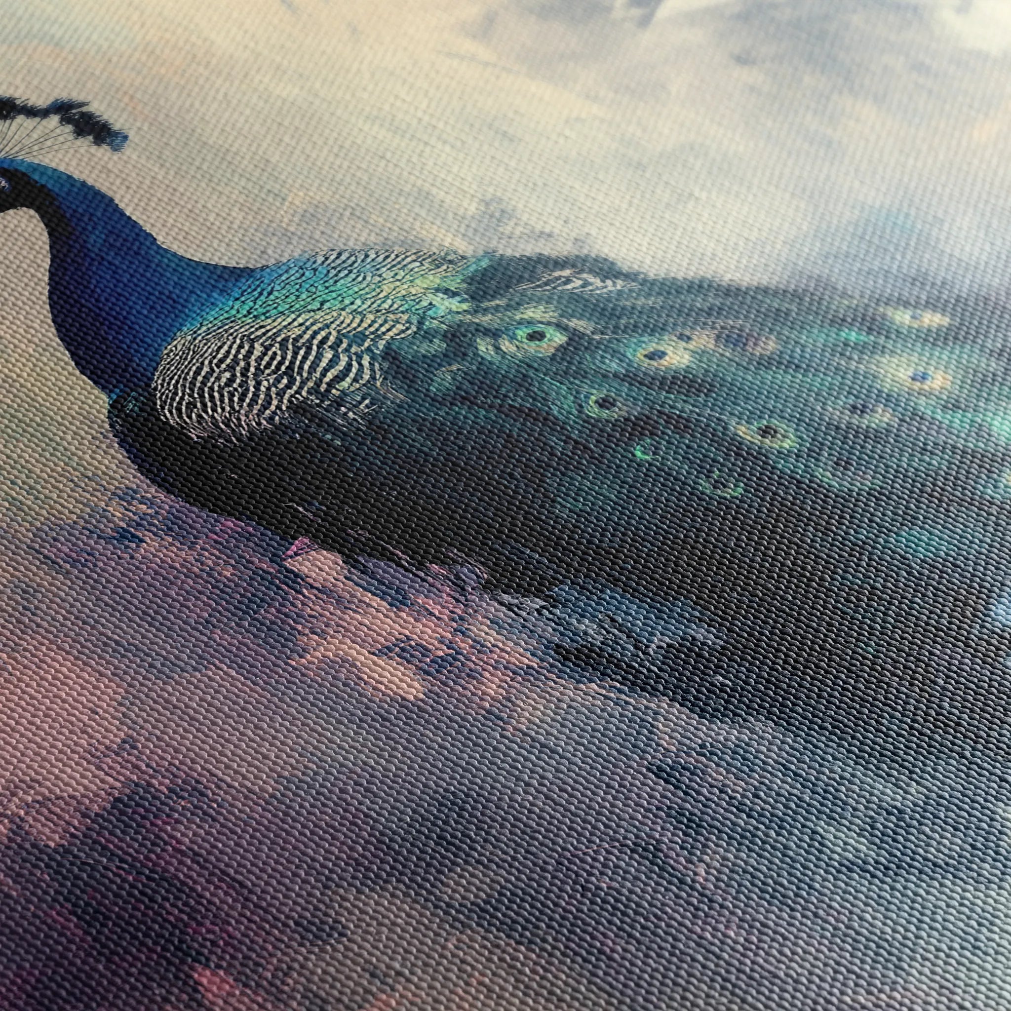 Animals 190 Canvas Art 18" x 24" / 45 x 60 cm / Black