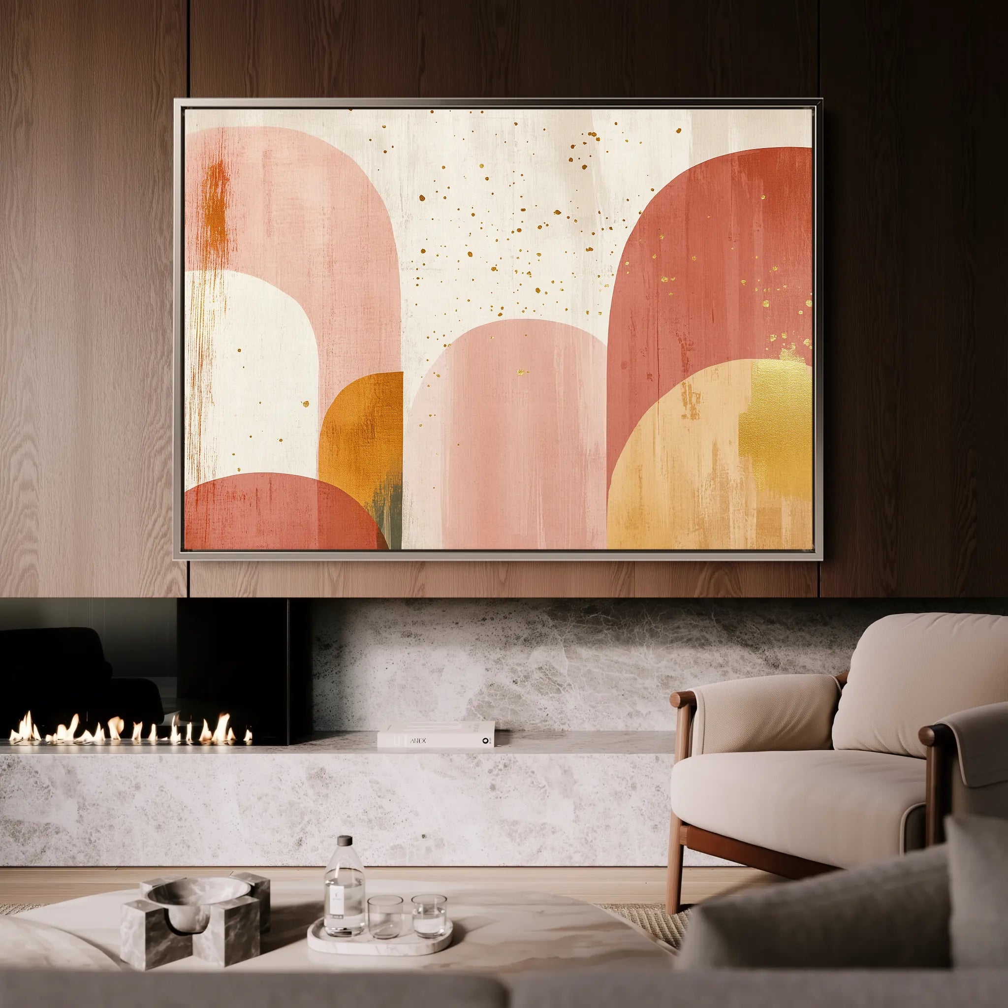 Boho 190 Canvas Art 18" x 24" / 45 x 60 cm / Black