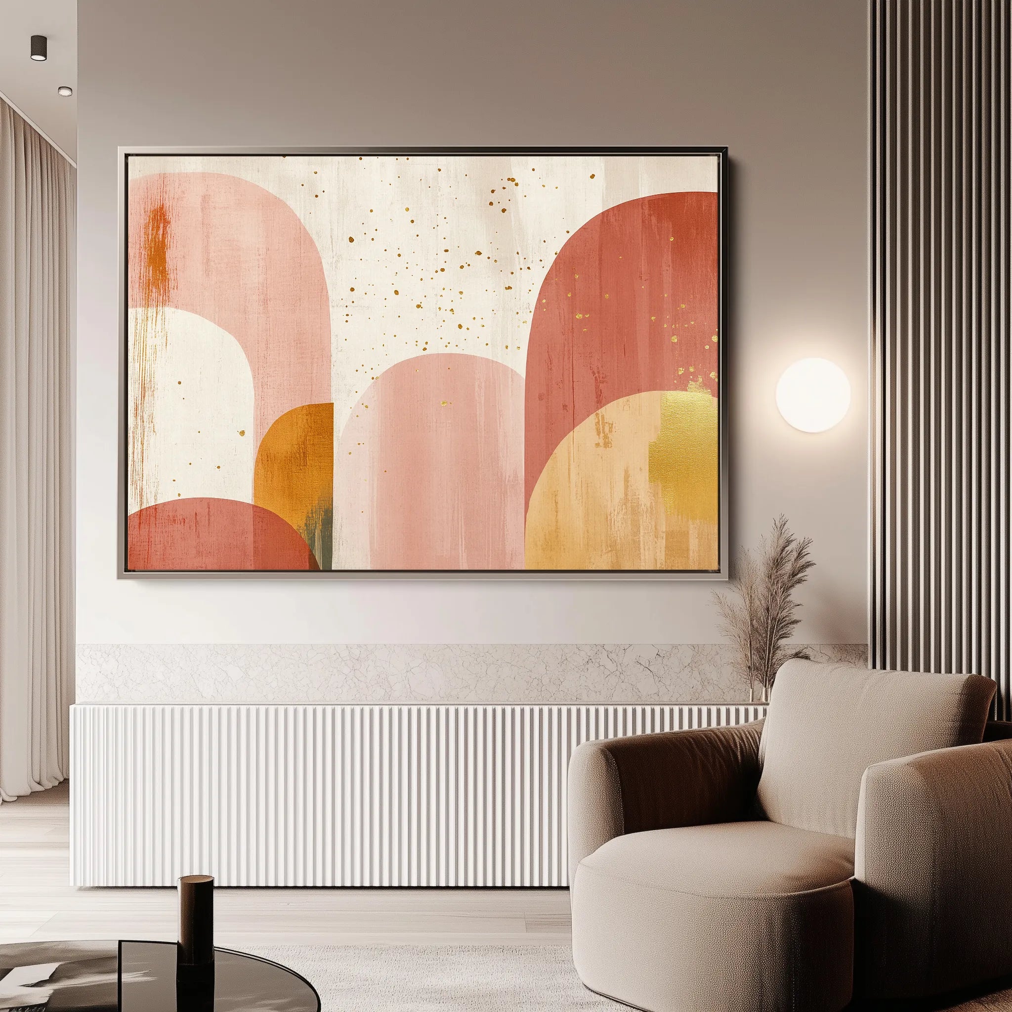 Boho 190 Canvas Art 18" x 24" / 45 x 60 cm / Black