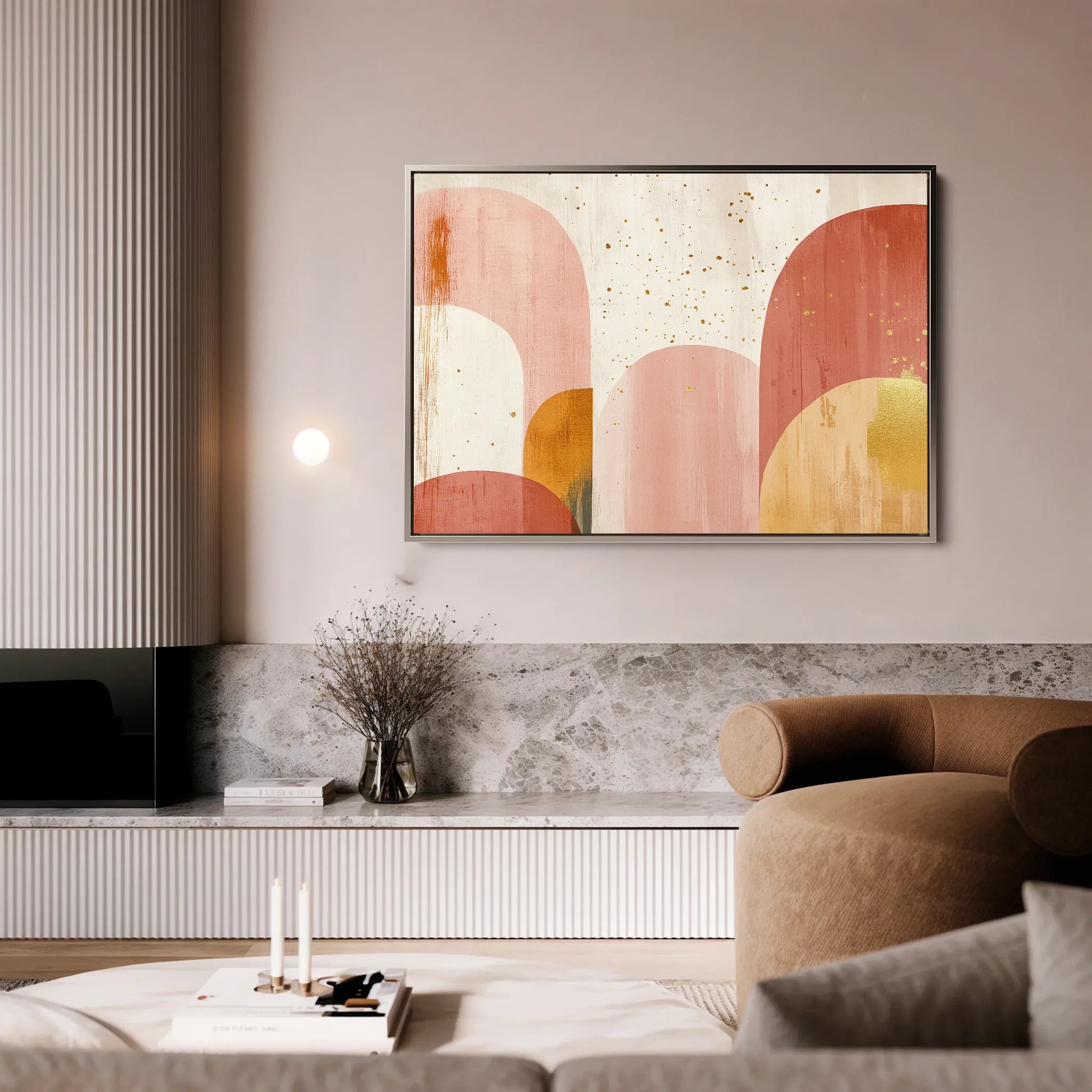 Boho 190 Canvas Art 18" x 24" / 45 x 60 cm / Black