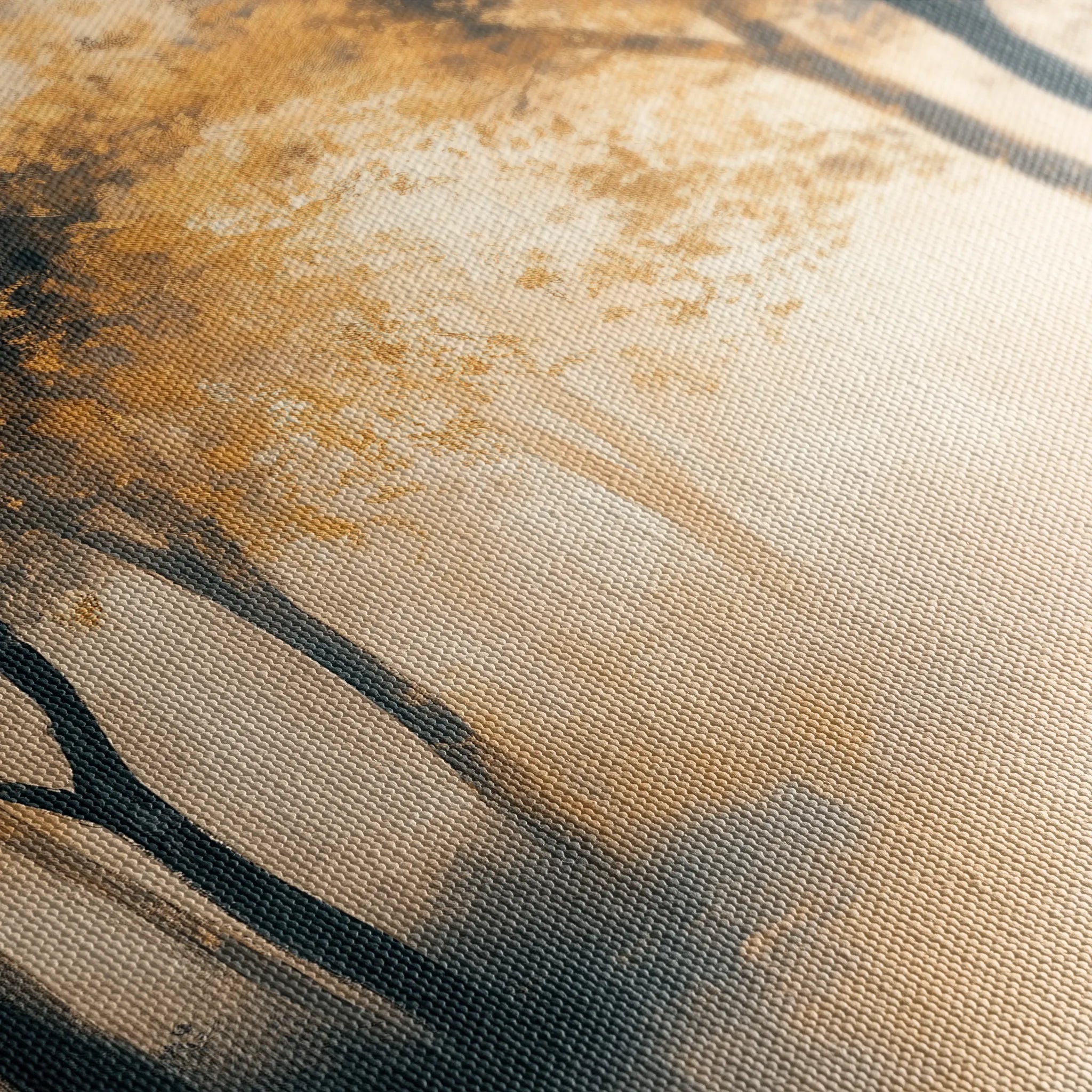 Landscape 190 Canvas Art 18" x 24" / 45 x 60 cm / Black