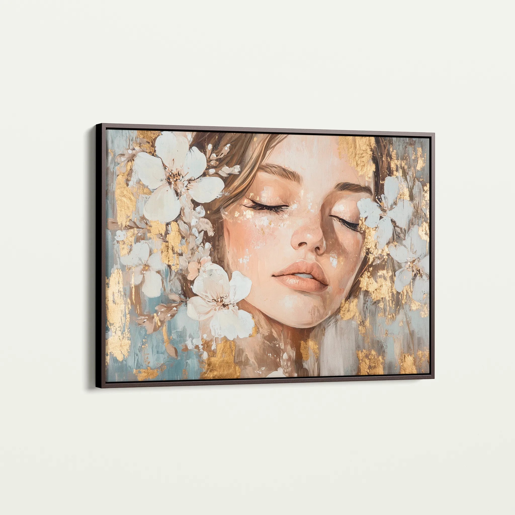 Portrait 190 Canvas Art 18" x 24" / 45 x 60 cm / Black