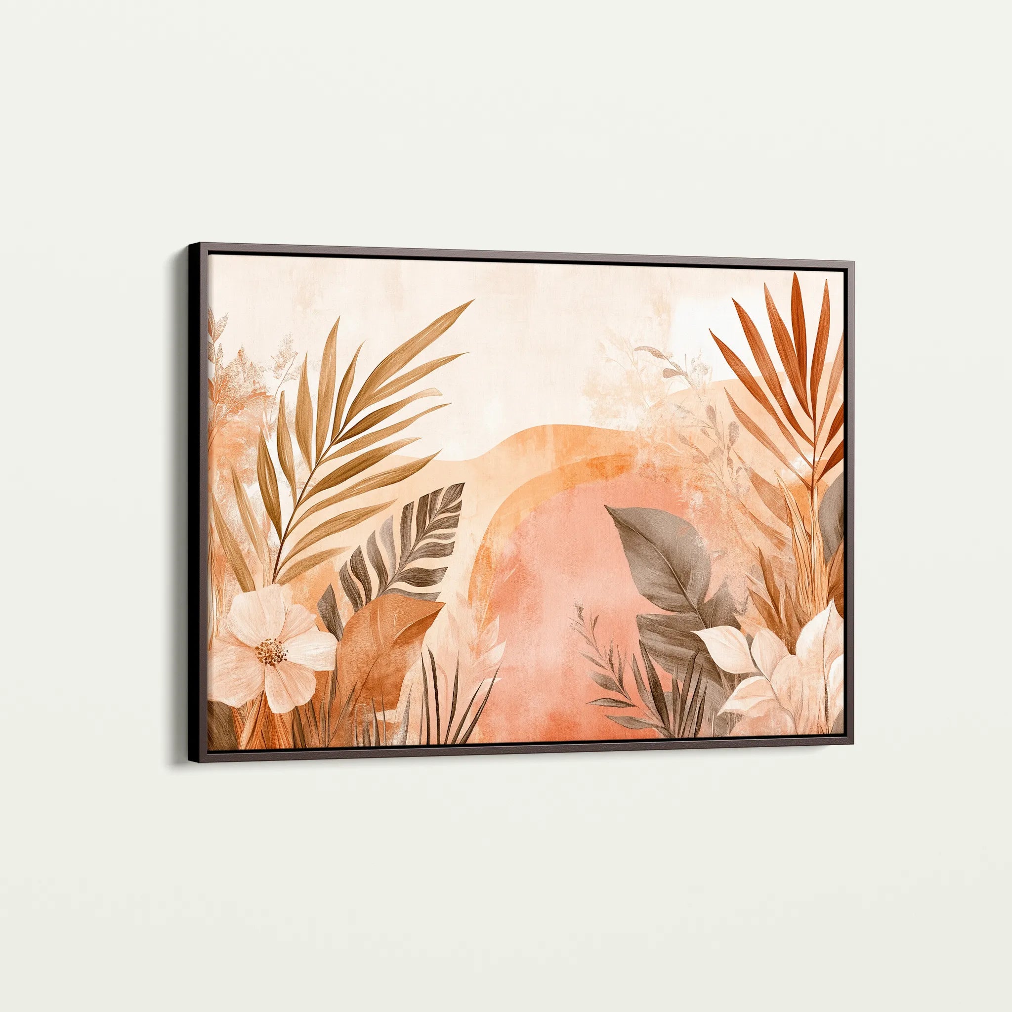 Boho 191 Canvas Art 18" x 24" / 45 x 60 cm / Black