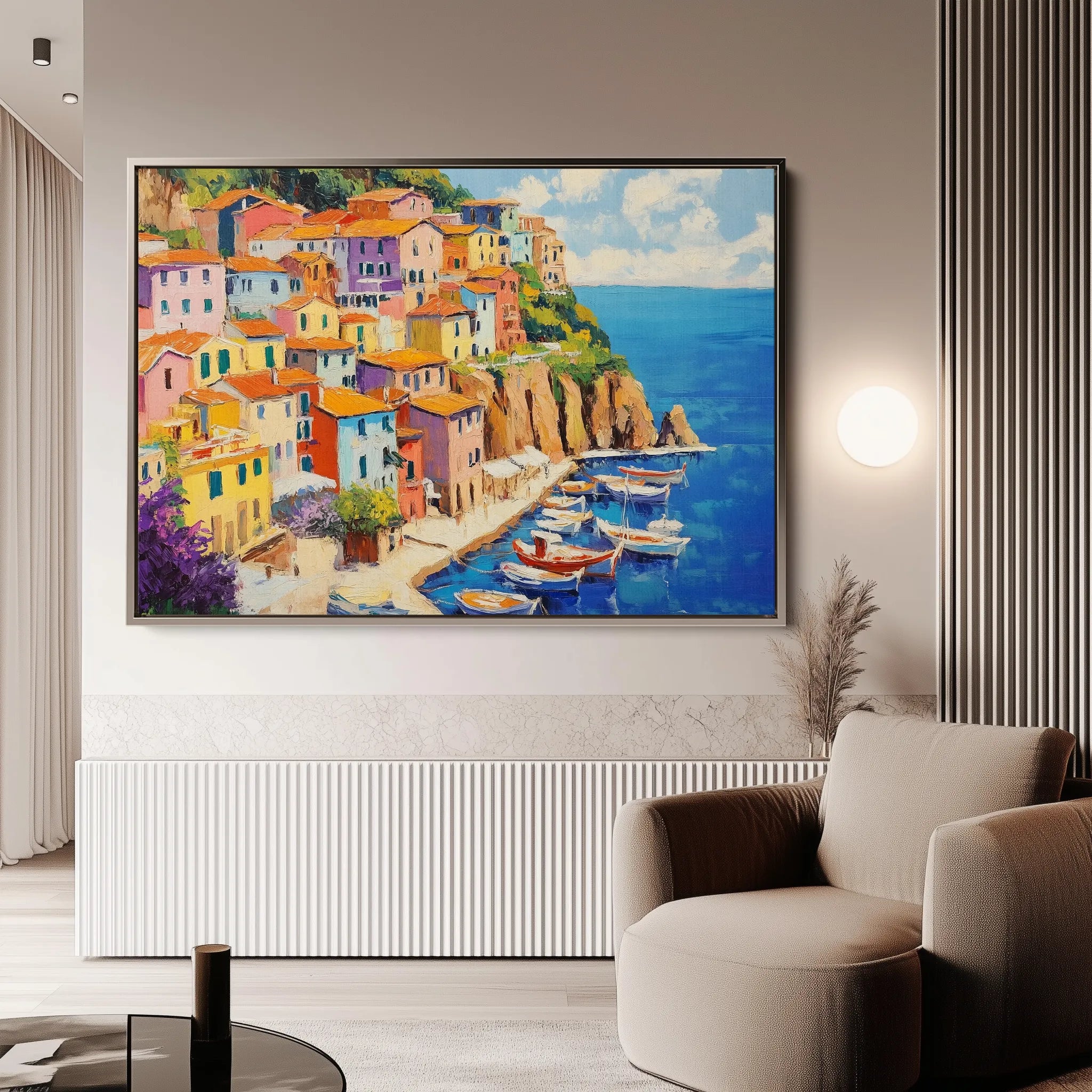 Landscape 191 Canvas Art 18" x 24" / 45 x 60 cm / Black