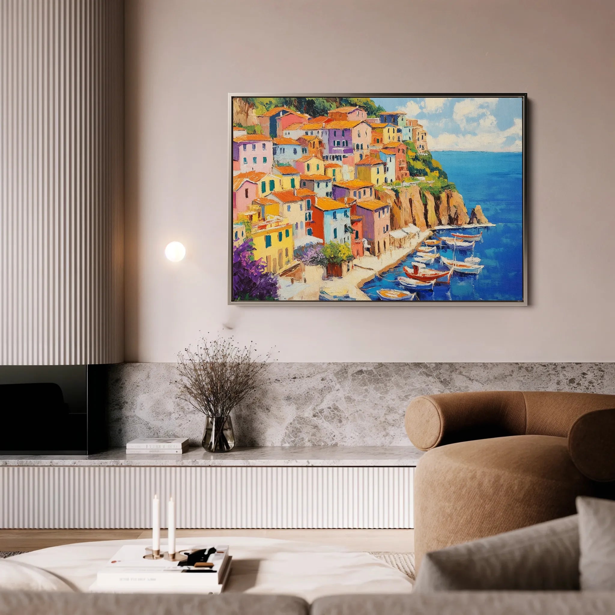 Landscape 191 Canvas Art 18" x 24" / 45 x 60 cm / Black