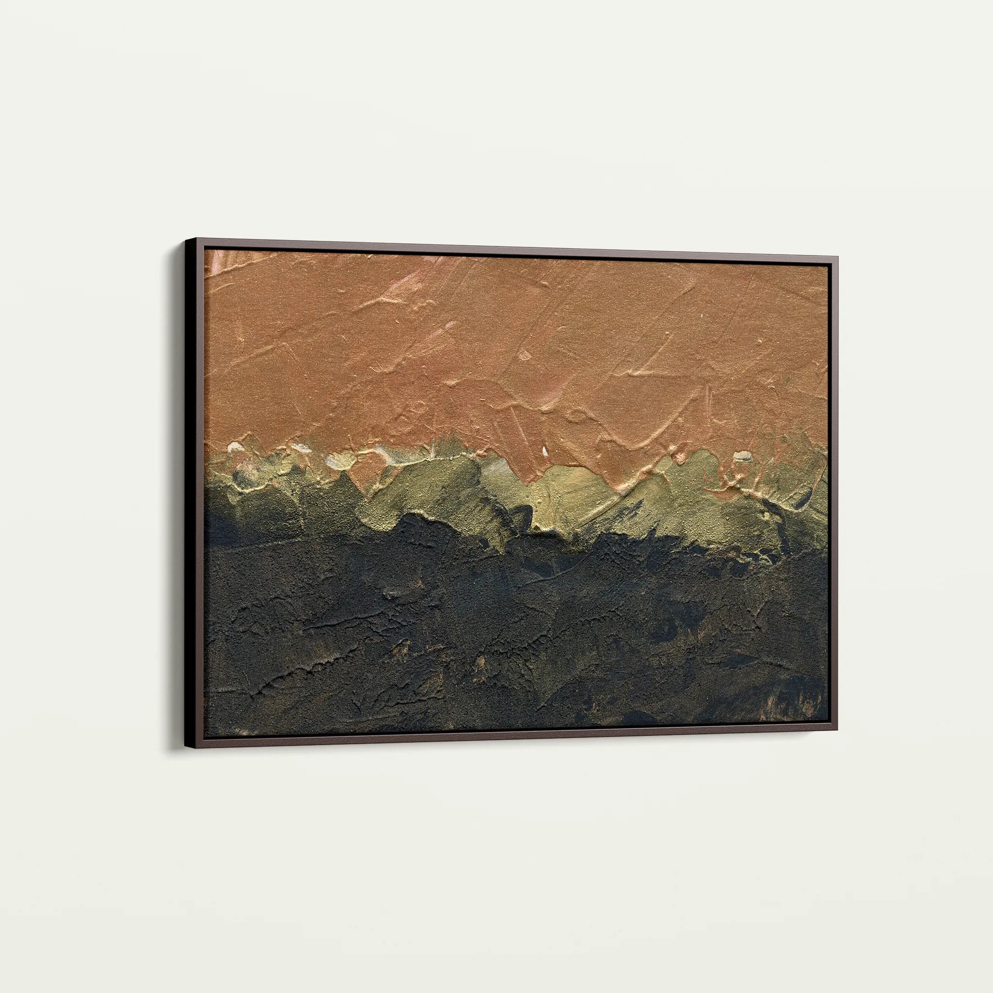 Abstract 192 Canvas Art 18" x 24" / 45 x 60 cm / Black