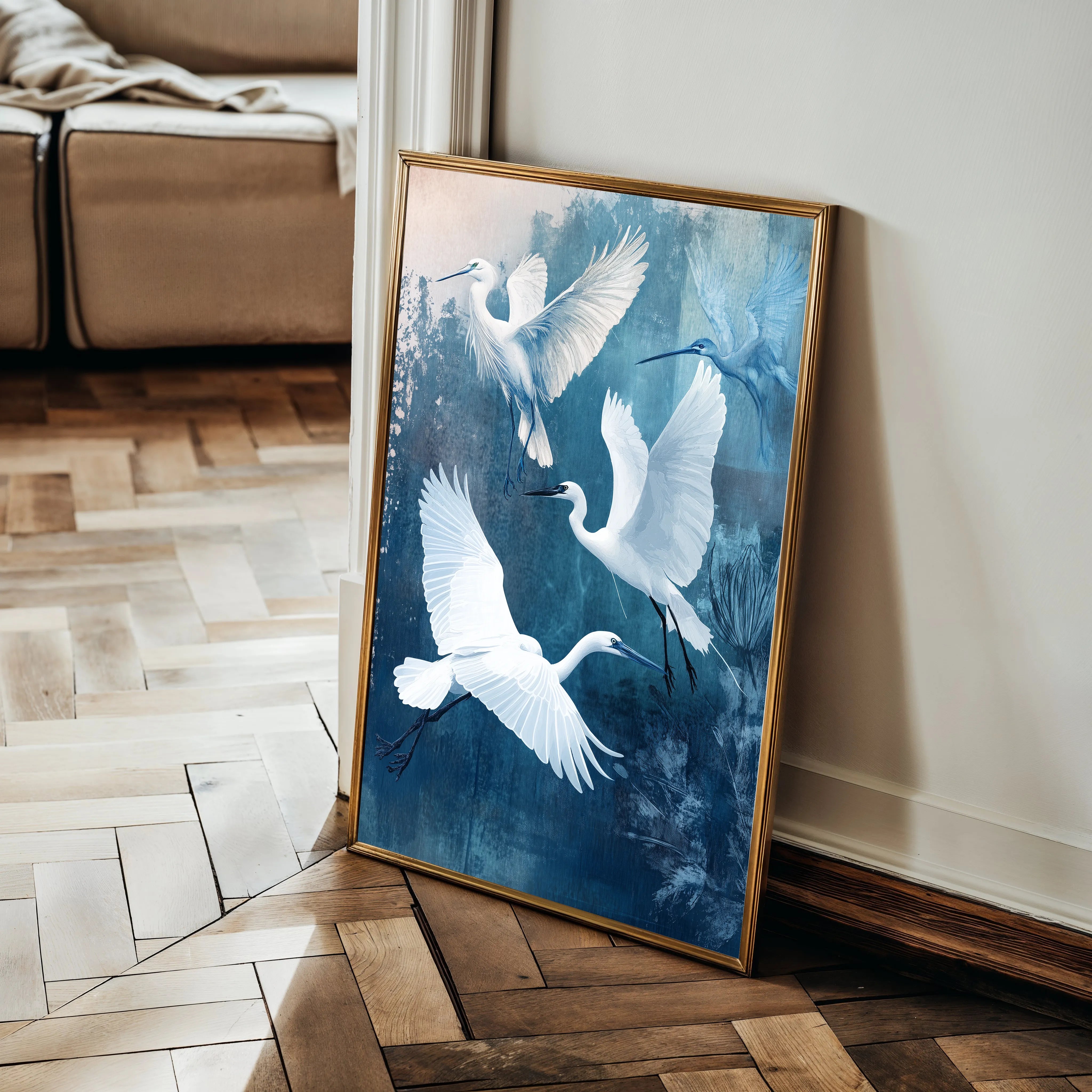 Animals 192 Canvas Art 18" x 24" / 45 x 60 cm / Black
